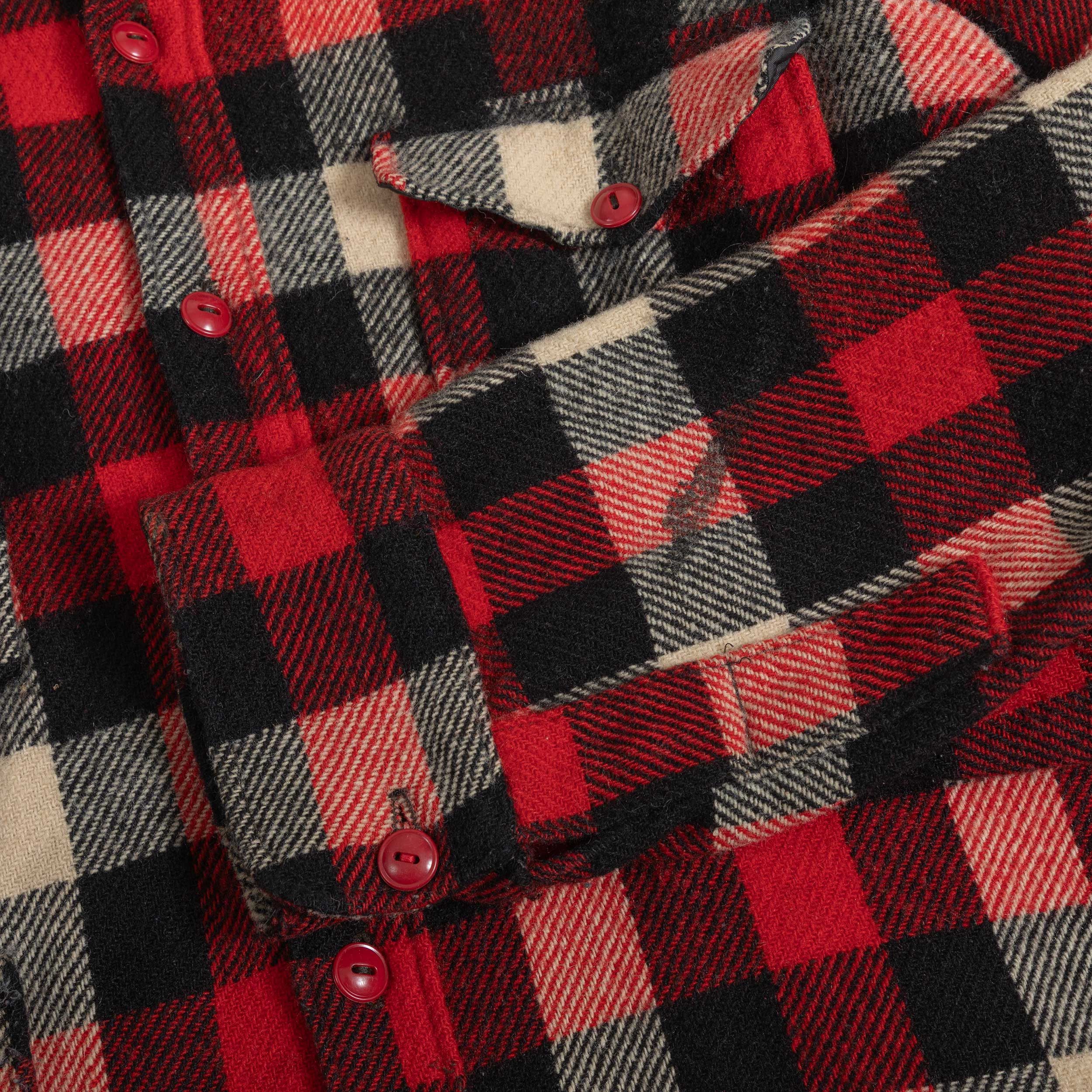 Woolrich Woolen Mills Vintage 60s Woolrich White Tag Style 95 Buffalo Plaid Shirt Size US L / EU 52-54 / 3 - 4 Thumbnail