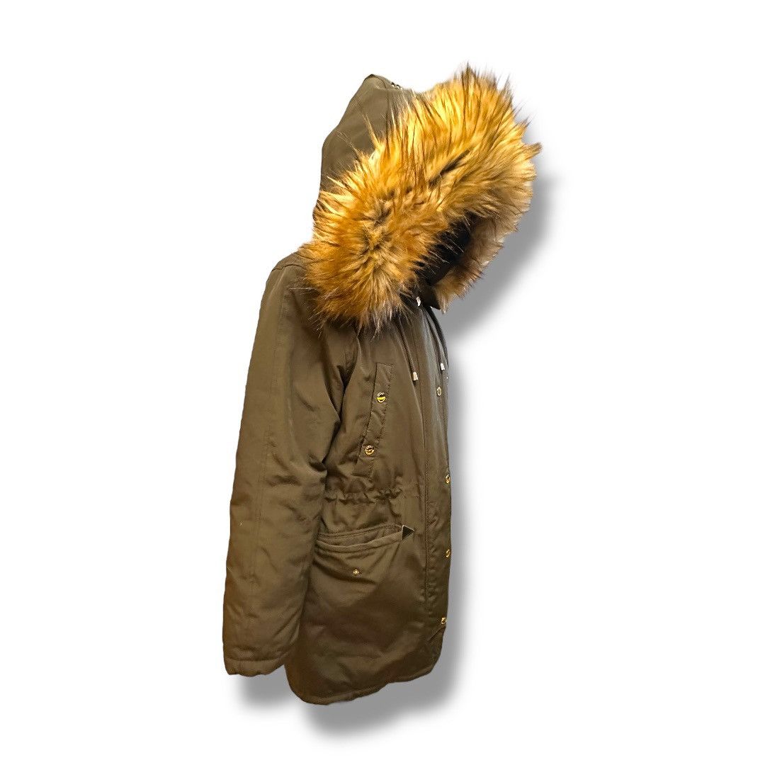 Michael Kors Women’s L Micheal Kors Olive Faux Fur Down Filled Parka Size L / US 10 / IT 46 - 8 Thumbnail