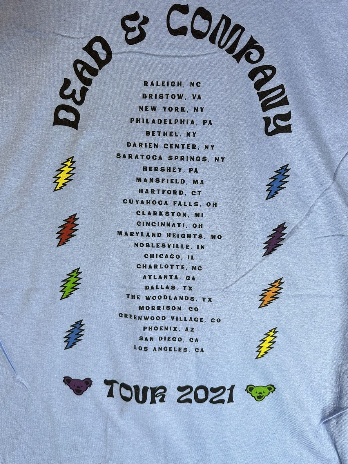 Gildan GREATFUL DEAD & COMPANY/ Tour 2021 T-Shirt/BRAND NEW! Size US XL / EU 56 / 4 - 4 Thumbnail