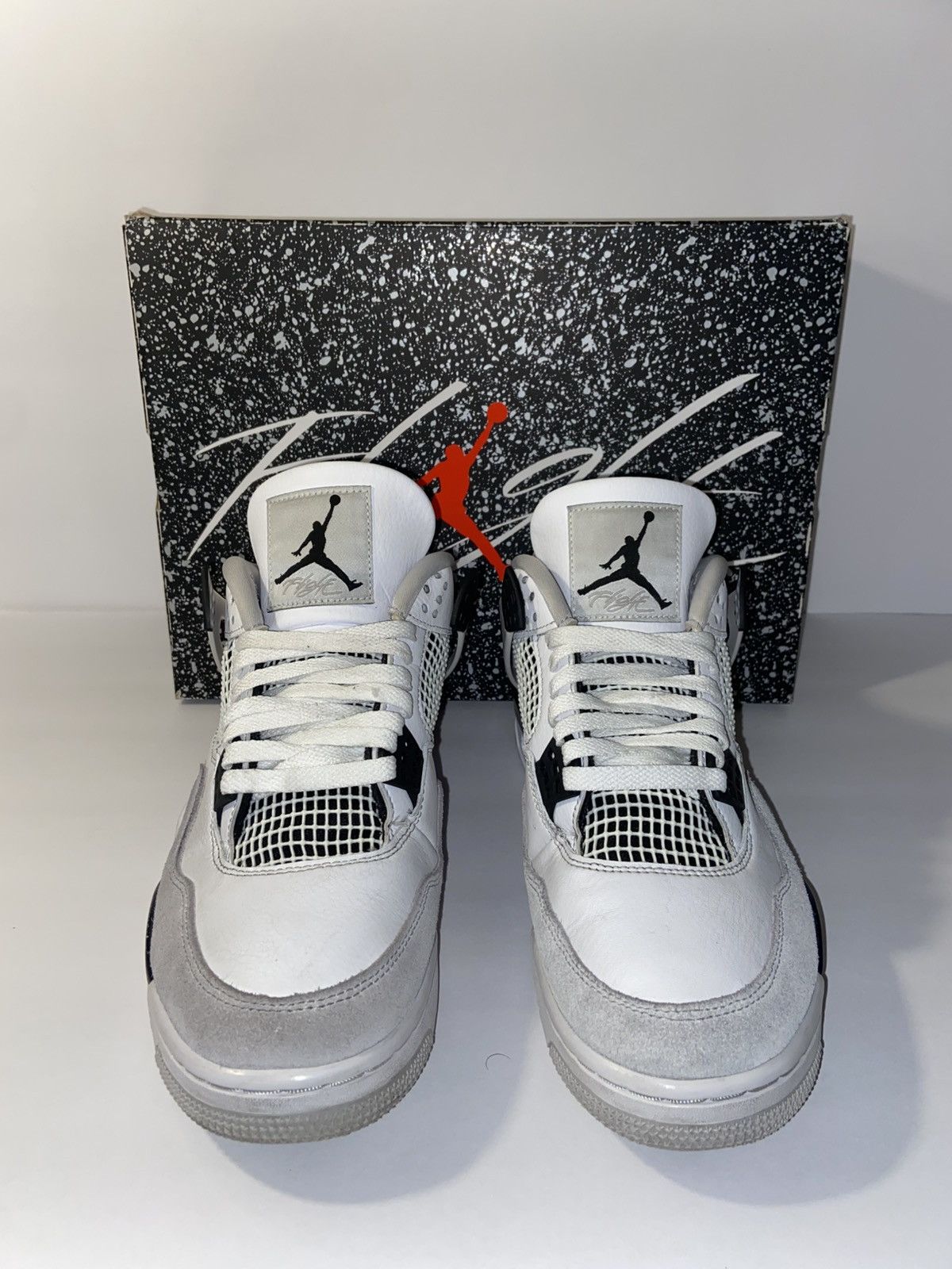 Jordan Brand Jordan 4 Retro Military Black US Men's 9.5 Used Size US 9.5 / EU 42-43 - 2 Thumbnail