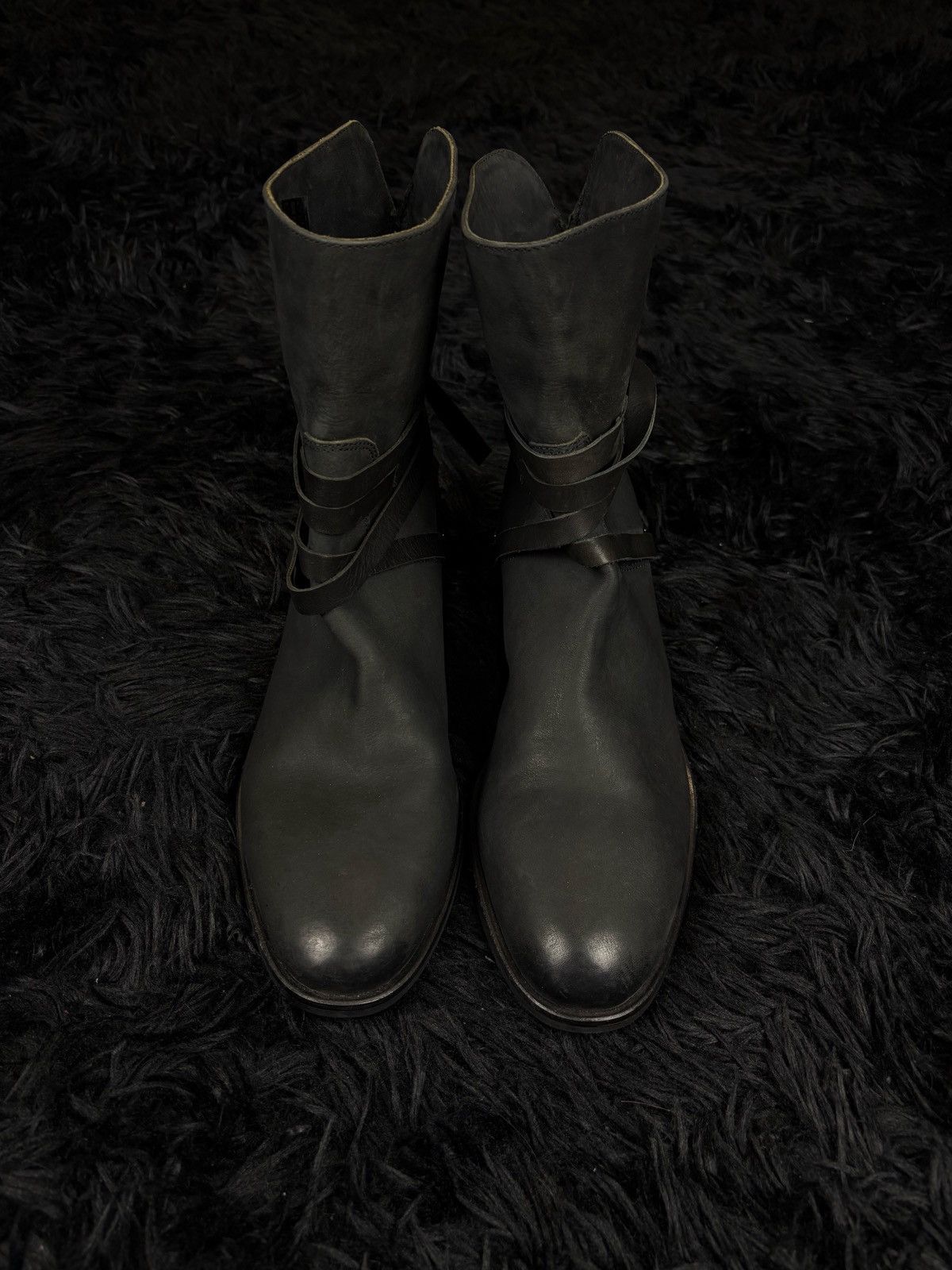 Number (N)ine Number Nine Style Avant Garde Archive Japanese Leather Boots Size US 7 / EU 40 - 5 Thumbnail