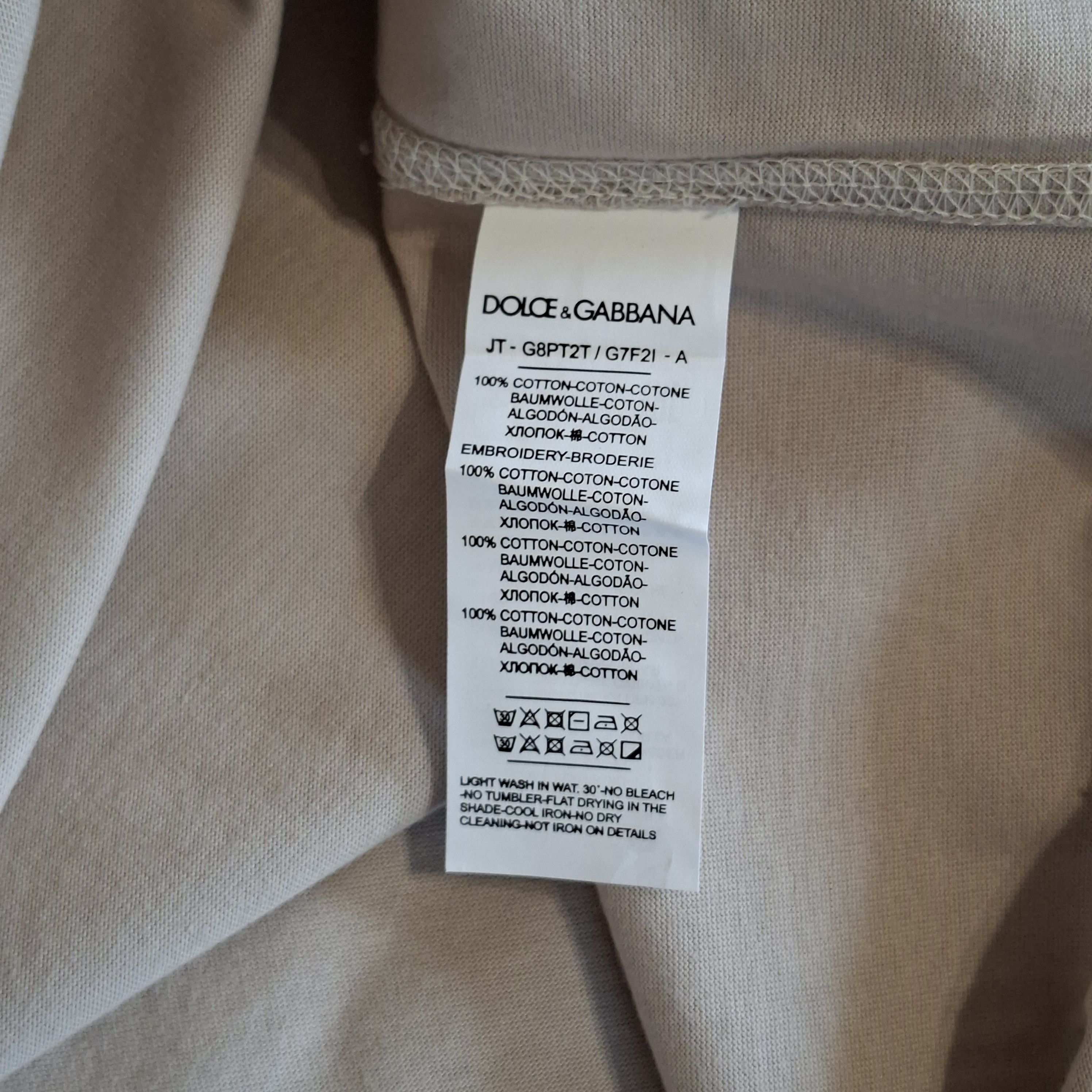 Dolce & Gabbana Dolce Gabbana t shirt size M 48 Size US M / EU 48-50 / 2 - 5 Thumbnail