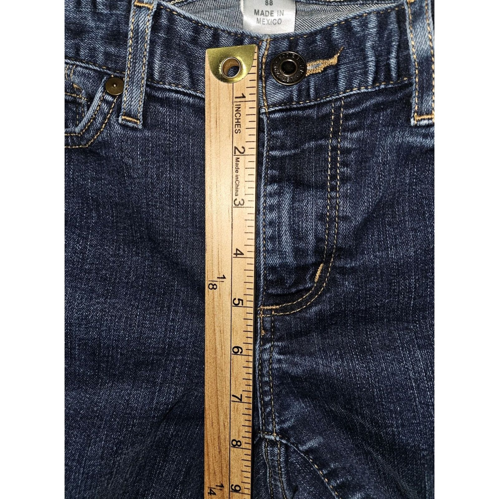 Eddie Bauer VINTAGE Eddie Bauer Jeans Womens 8 Blue Low Rise Curvy Straight Denim Casual Pants Size 30" / US 8 / IT 44 - 5 Thumbnail