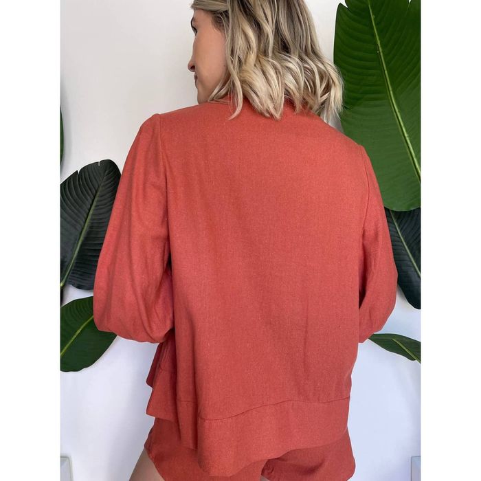Designer MARE SOLE AMORE Madison Shirt In Rust | Grailed
