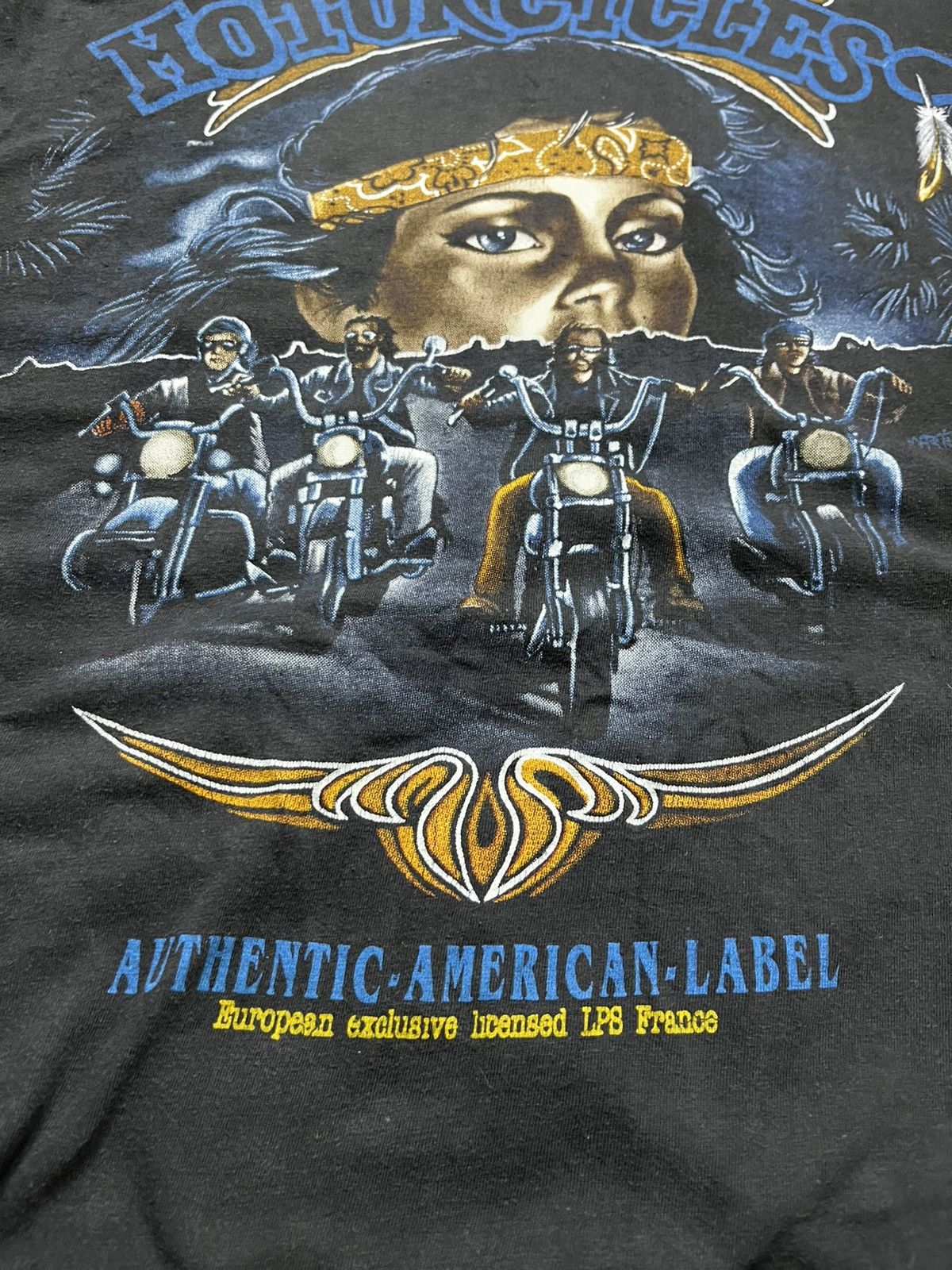 Other Vintage Motorcycle Thrashed Theme Shirt 90’s Men’s XL Size US XL / EU 56 / 4 - 5 Thumbnail
