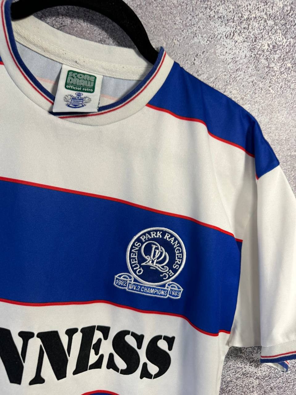 Vintage 90's QPR Queens Park Rangers 1983/84 Score Draw Fan Jersey Size US S / EU 44-46 / 1 - 11 Thumbnail