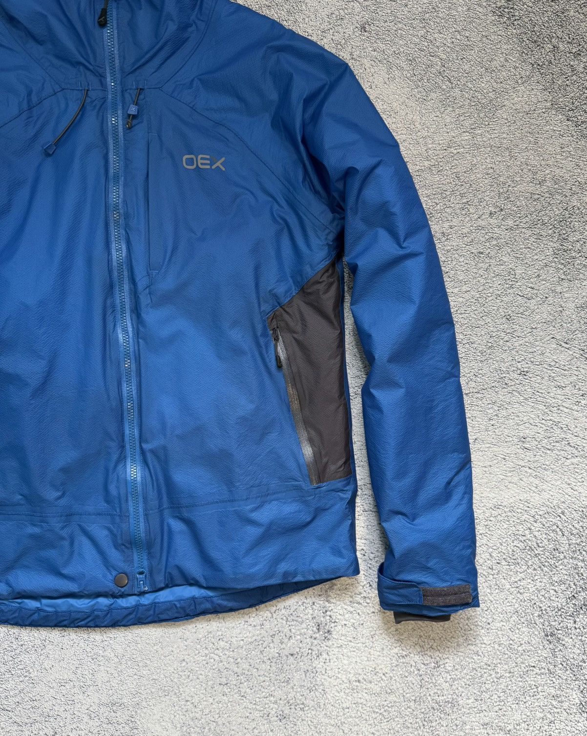 Other UK Men OEX Insulated Outdoor Jacket M Hiking Shell UK Blue Size US M / EU 48-50 / 2 - 7 Thumbnail