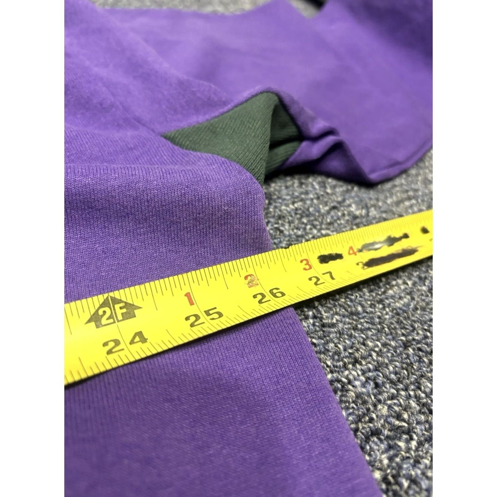 Champion VINTAGE Champion Sweatshirt Pullover 2XL Purple Crew Neck Long Sleeve Logo Sports 90s Men Size US XXL / EU 58 / 5 - 3 Thumbnail