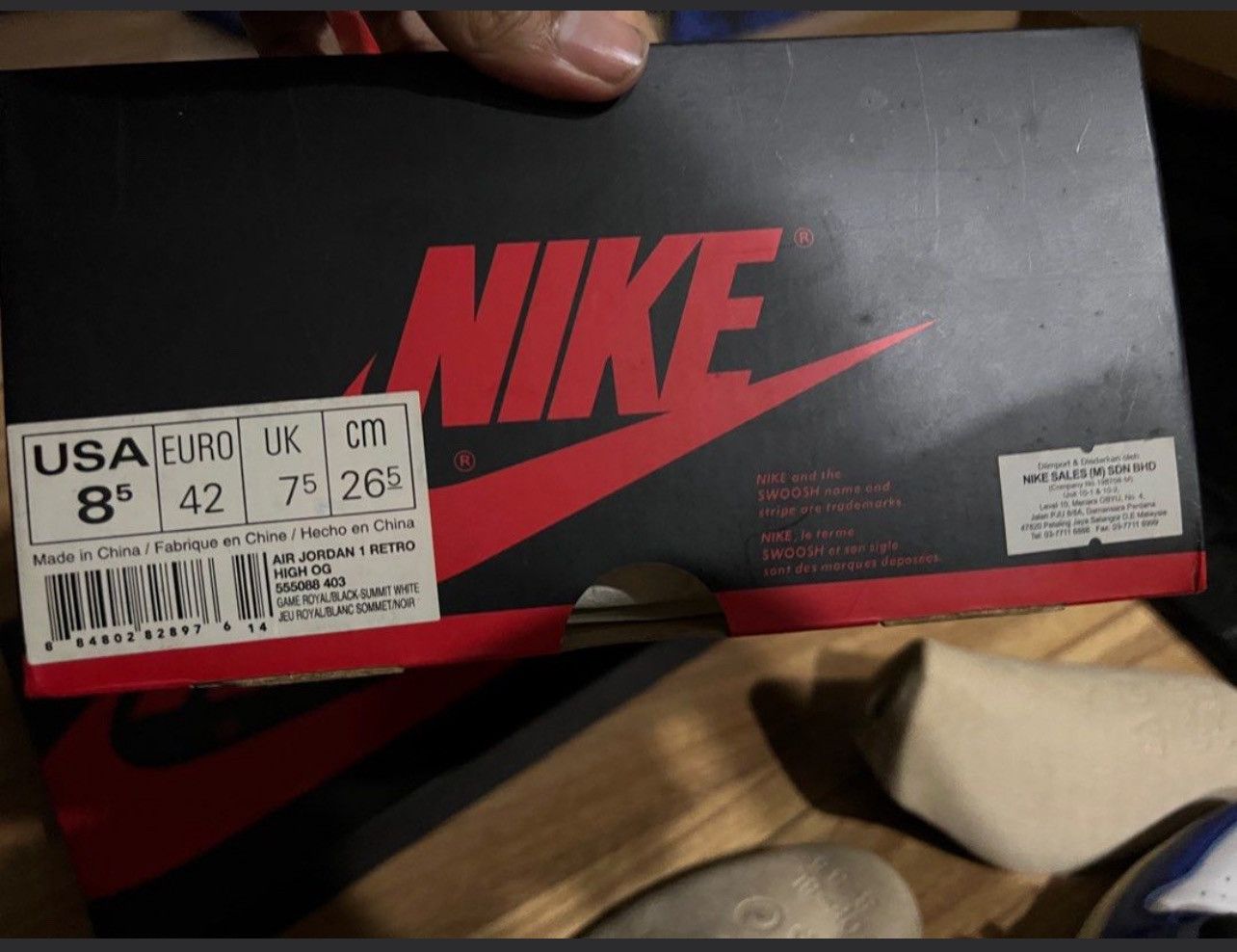 Jordan Brand Jordan 1 high game royal Size US 8.5 / EU 41-42 - 9 Thumbnail