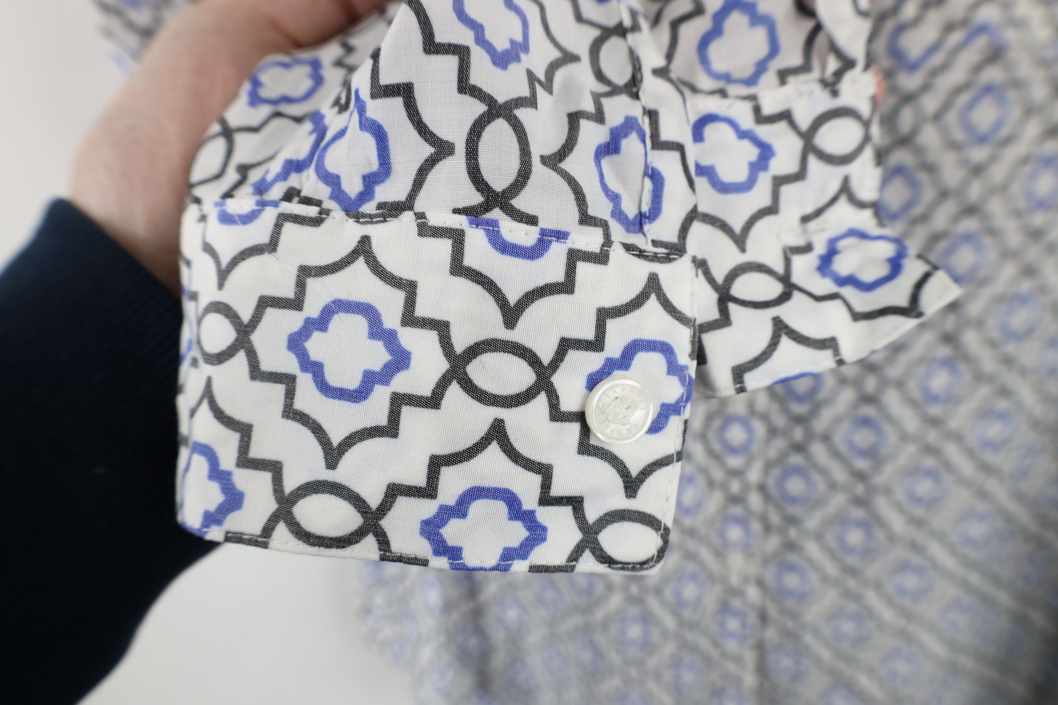 Express × Vintage New Express The City Long Sleeve Collared Button Shirt Size XS / US 0-2 / IT 36-38 - 7 Thumbnail