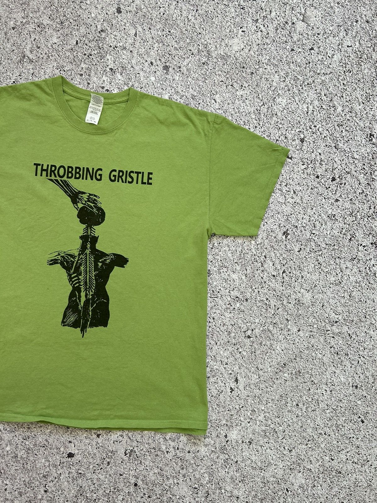 Band Tees × Vintage Vintage 2000’s Throbbing Gristle Rock Band Retro T-Shirt Y2K Size US XL / EU 56 / 4 - 4 Thumbnail
