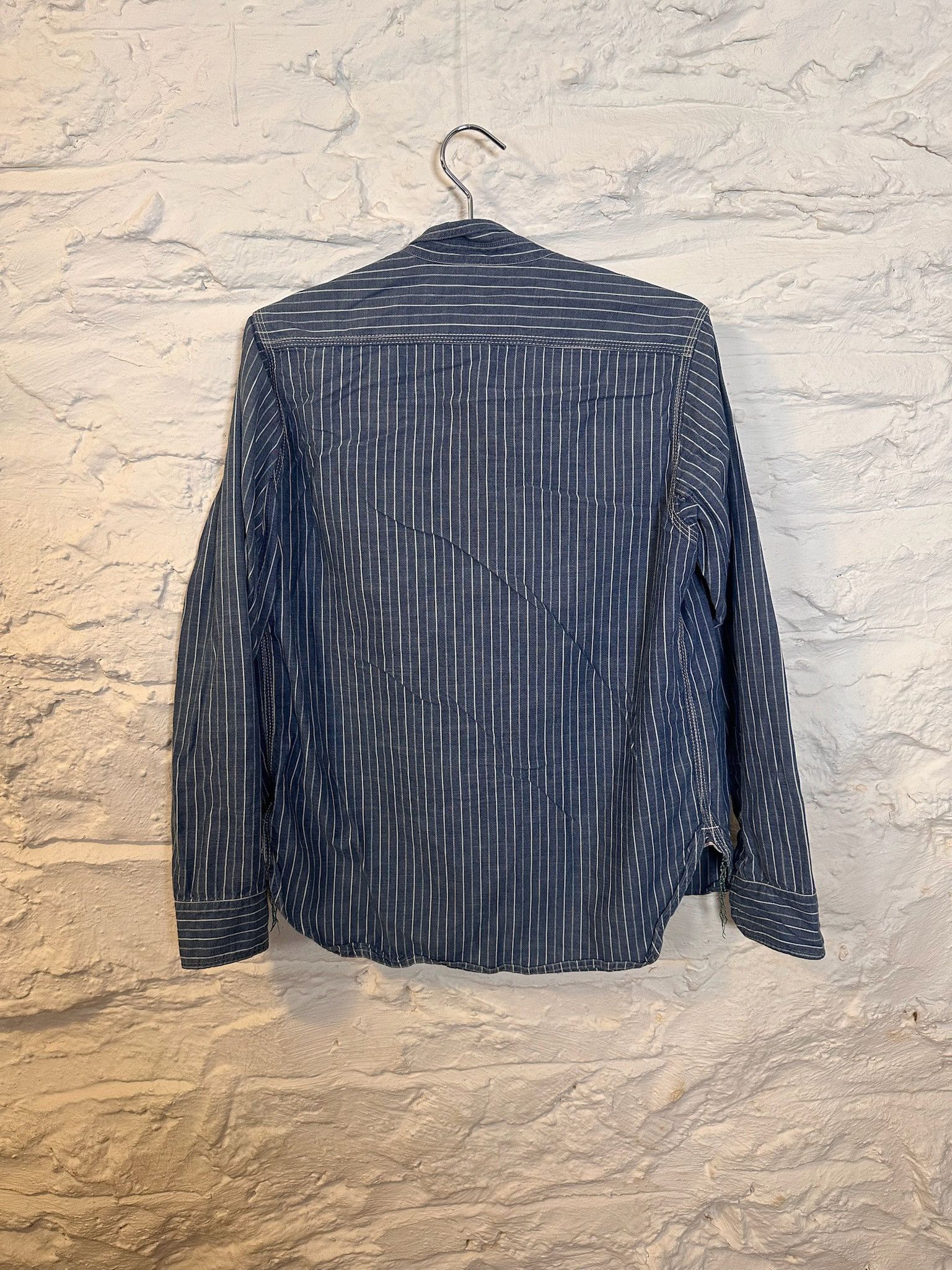 Sunny Sports Blue and white stripe long sleeve button down Size US S / EU 44-46 / 1 - 2 Thumbnail