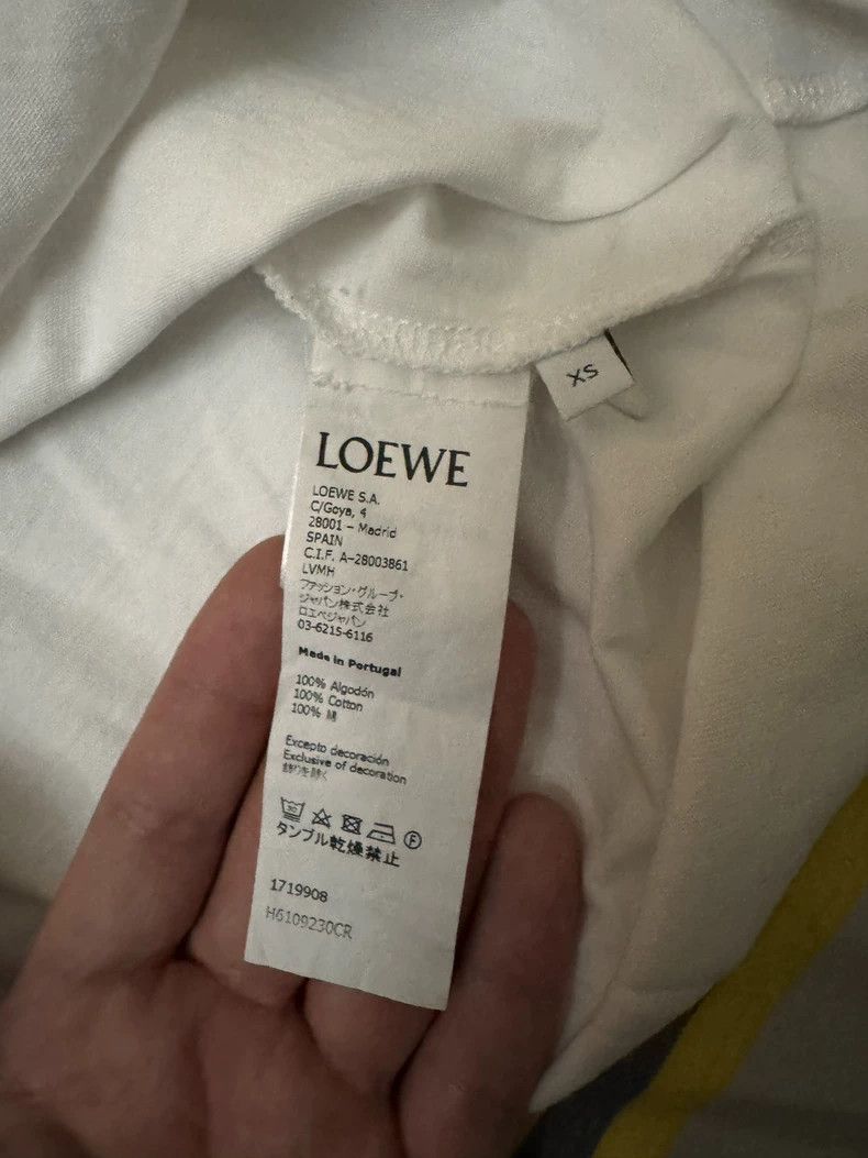 Loewe LOEWE White T-shirt Size XS / US 0-2 / IT 36-38 - 4 Thumbnail