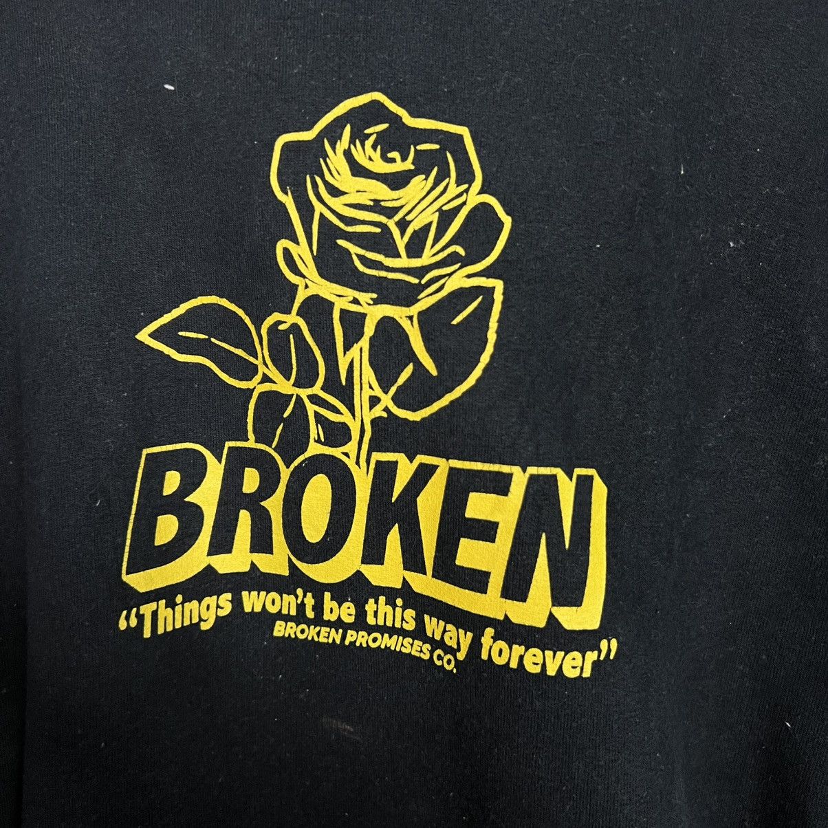 Broken Promises Co. BROKEN PROMISES Rose Big Logo Pullover Hoodies #4188-C191 Size US M / EU 48-50 / 2 - 11 Thumbnail