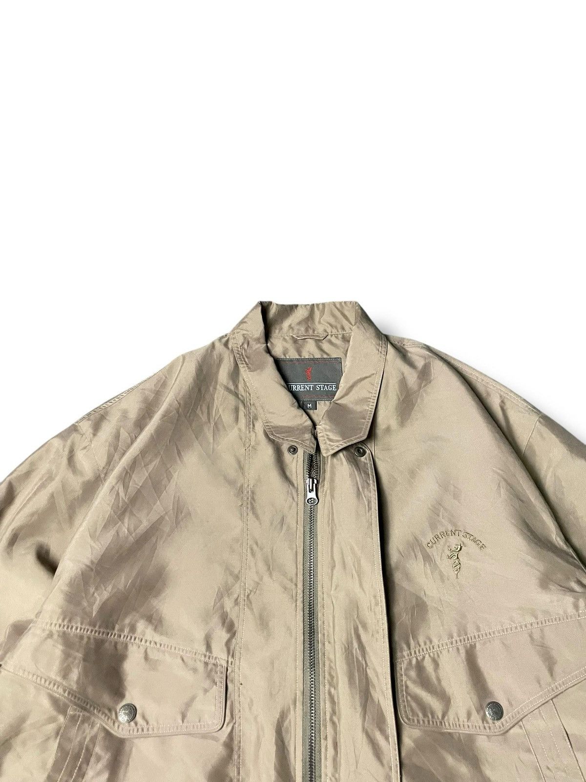 Japanese Brand Current Stage Brand Hidden Zipper Light Jacket (6) Size US M / EU 48-50 / 2 - 7 Thumbnail