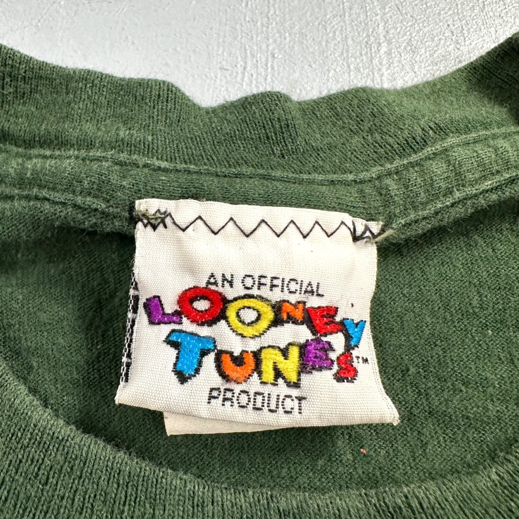 Vintage VINTAGE Looney Tunes Taz T-Shirt Manian Devil Christmas Naughty Nice 90s 1995 Shirt Mens L Green Size US L / EU 52-54 / 3 - 4 Thumbnail