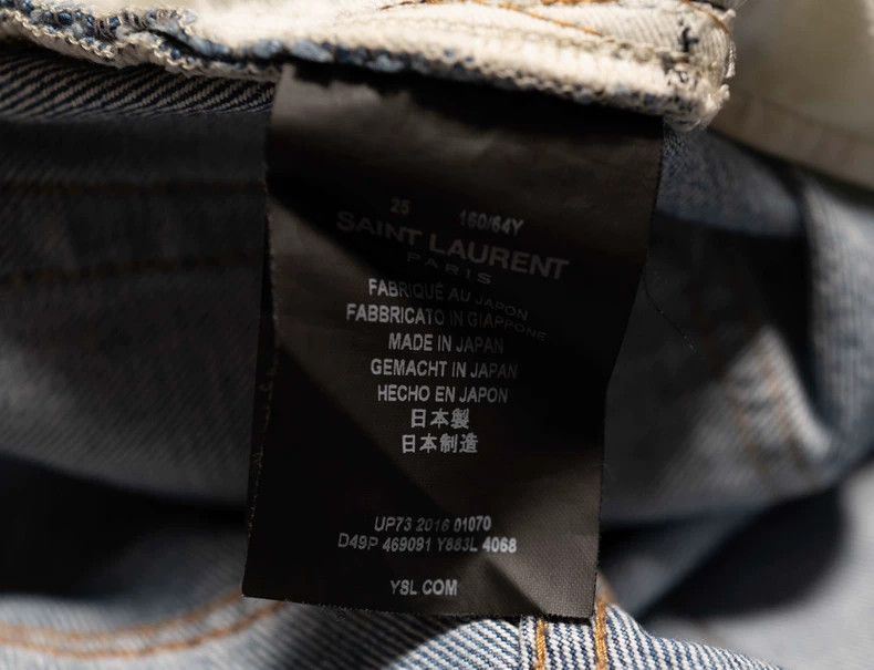 Saint Laurent Paris Saint Laurent Paris Xing xing Xi shui jeans shorts hot pan Size 25" / US 0 / IT 36 - 4 Thumbnail