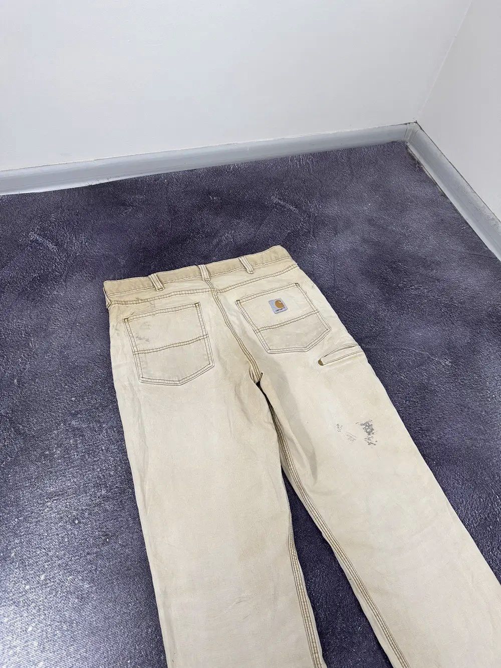 Carhartt Vintage Carhartt Opium Faded Relaxed Fit USA Hype Work Pants Size US 34 / EU 50 - 5 Thumbnail
