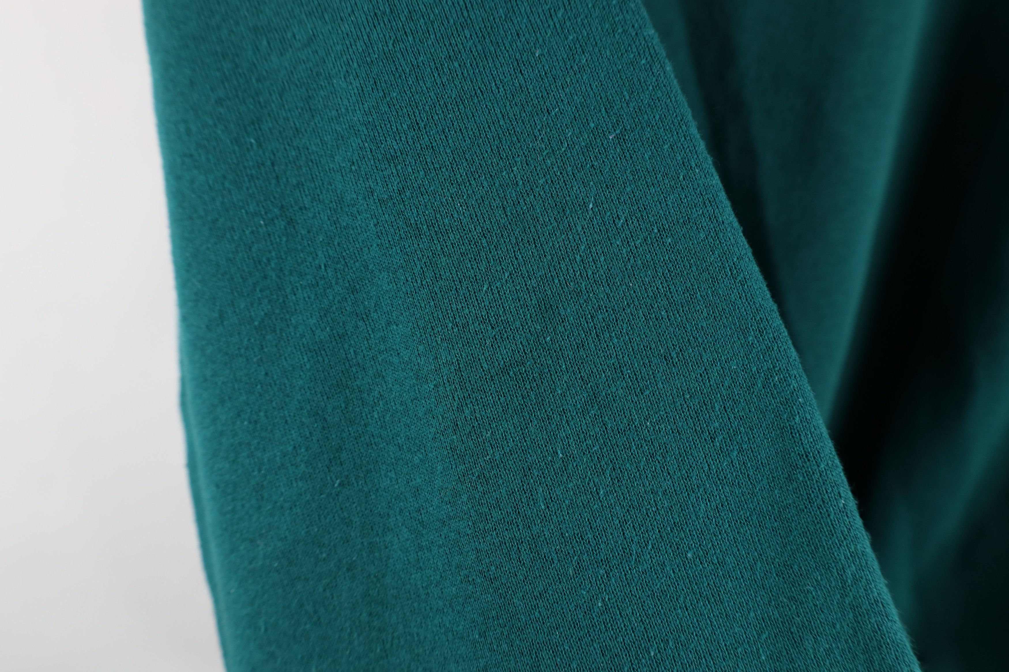 Vintage Vintage 90s Streetwear Blank Crewneck Sweatshirt Green Size US L / EU 52-54 / 3 - 9 Thumbnail
