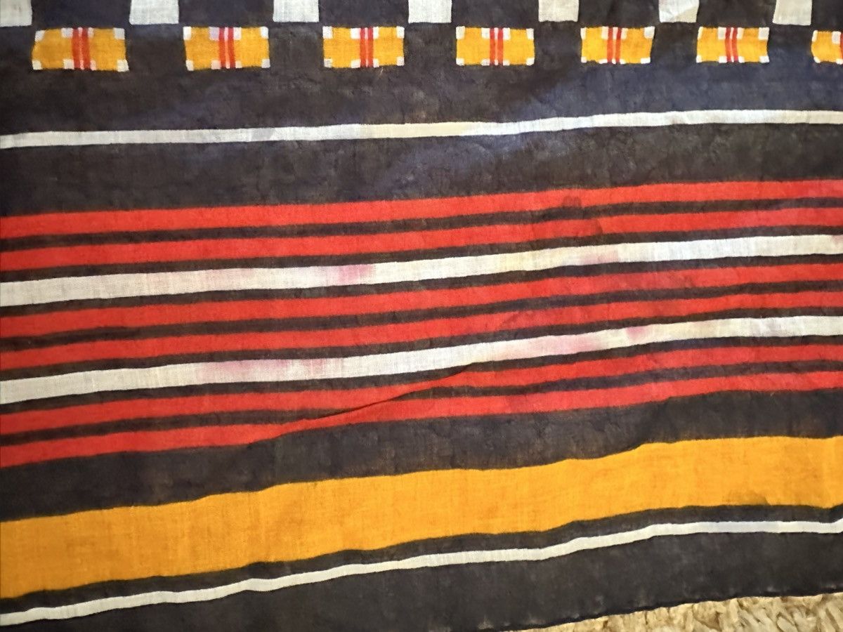 Yves Saint Laurent YSL YVES SAINT LAURENT Cotton SCARF 28-29" square red Navy Size ONE SIZE - 3 Thumbnail