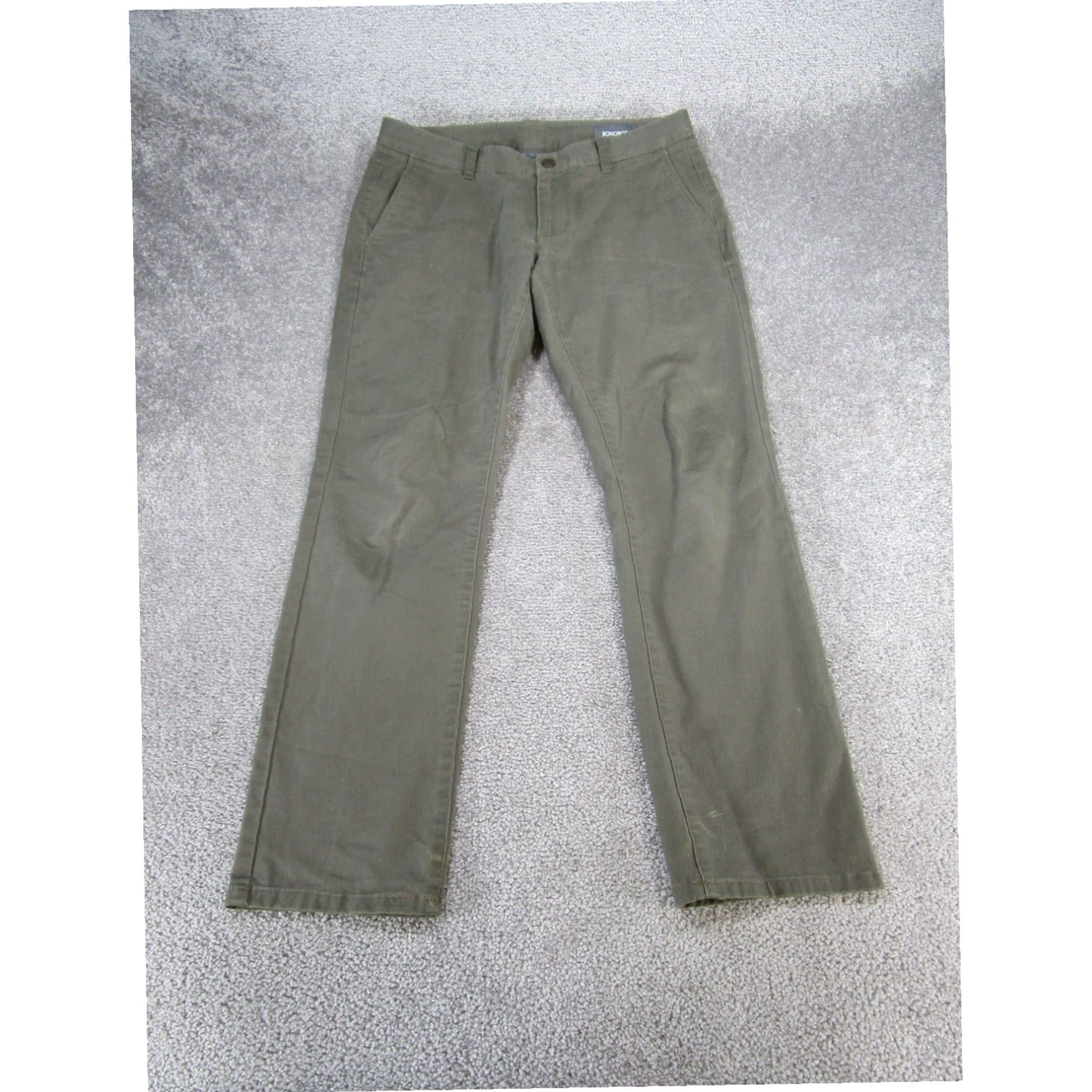 Bonobos Bonobos Mens 32 Brown Taupe Chinos Tailored Fit 32X29 Size US 32 / EU 48 - 1 Thumbnail