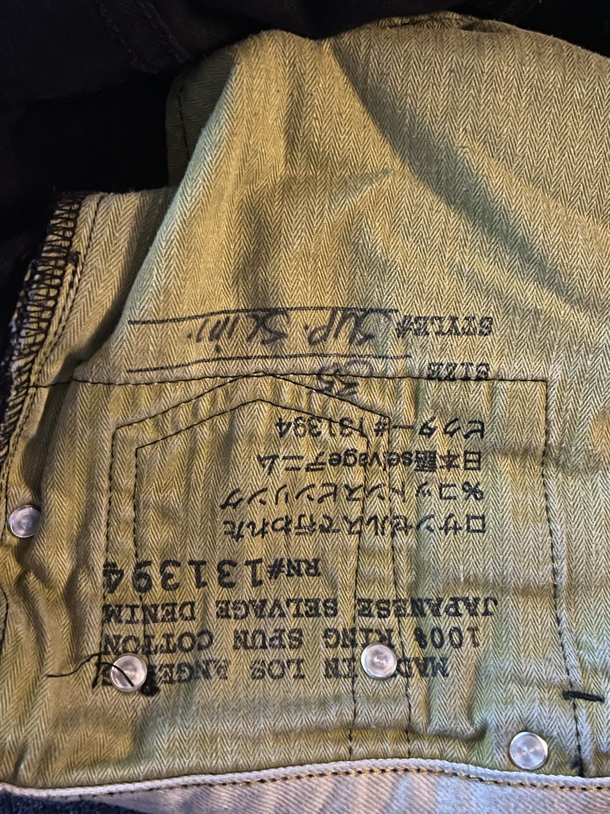 Civilianaire Civilianare Japanese Selvedge Denim | Black Size US 34 / EU 50 - 3 Thumbnail