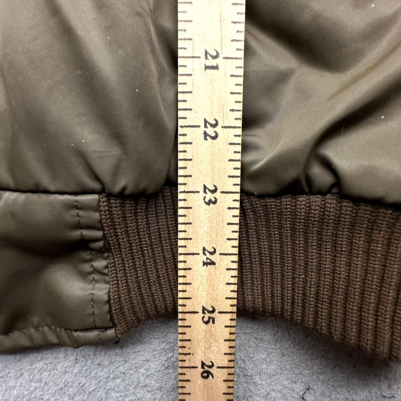 Sears VINTAGE Sears Work Leisure Bomber Jacket Men L Fur Collar Japan Green Orange Zip Nylon 70s Size US L / EU 52-54 / 3 - 4 Thumbnail