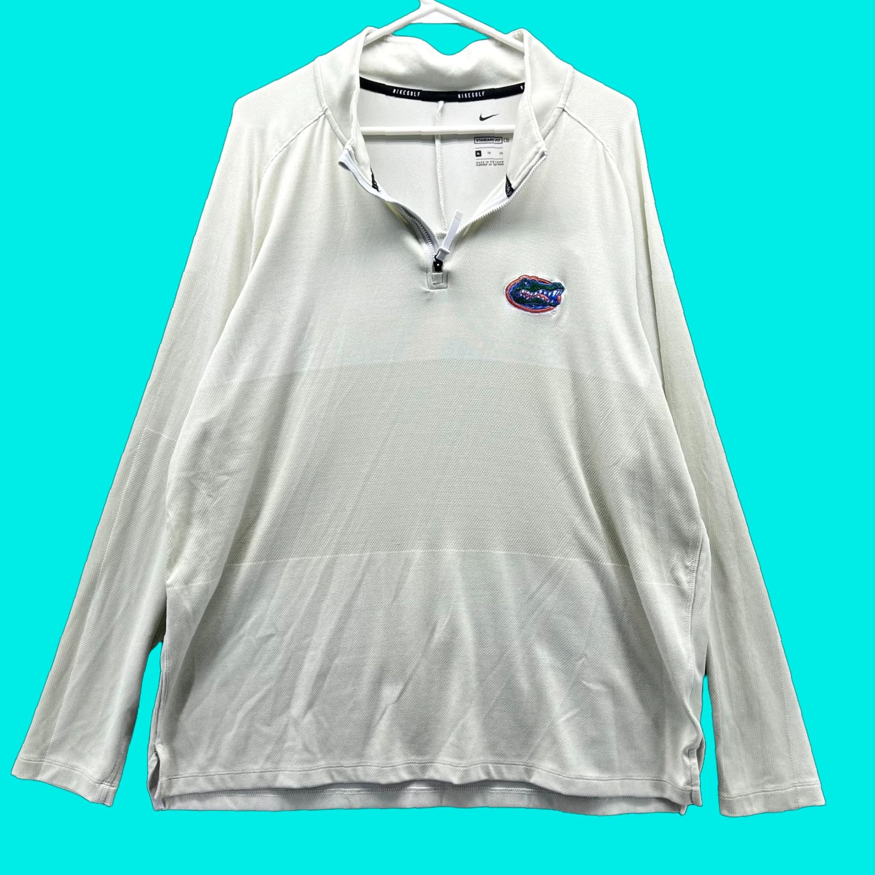 Nike Nike Pullover Sweatshirt 1/4 Zip Mens XL Gray Dri-Fit Logo Football Nike Sportswear Size US XL / EU 56 / 4 - 1 Thumbnail