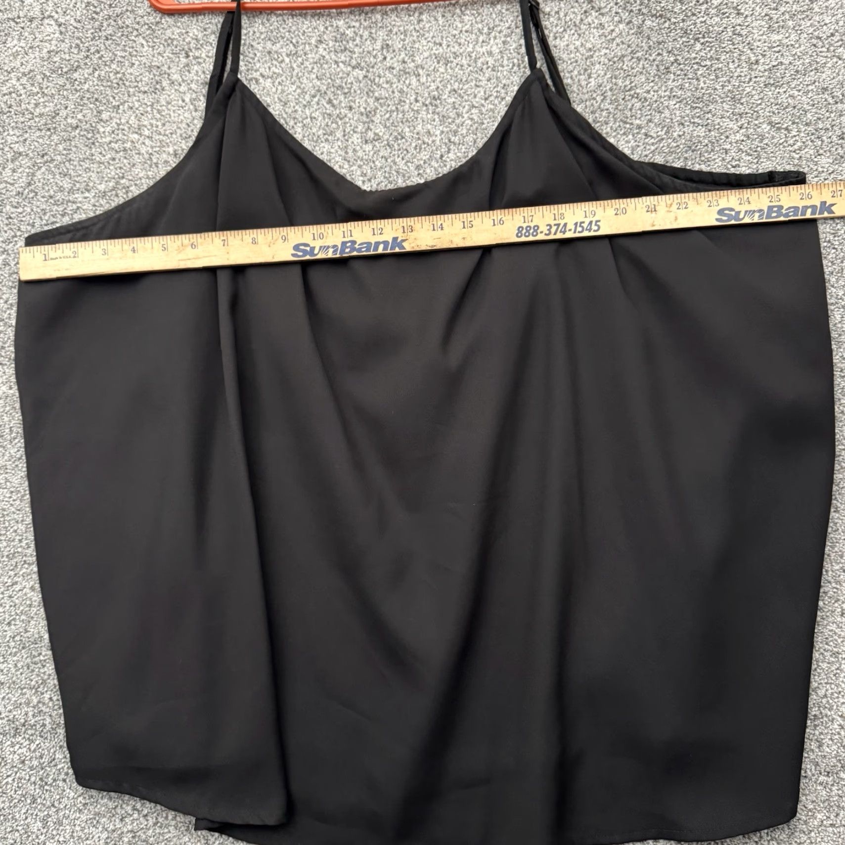 Vintage Ellos Tank Top Womens 3X Plus Size 30/32 Dark Fairy Whimsigoth Flowy Office Cami Shirt Camisole Bohemian City Classic Womens Size XXL / US 16-18 / IT 52-54 - 3 Thumbnail
