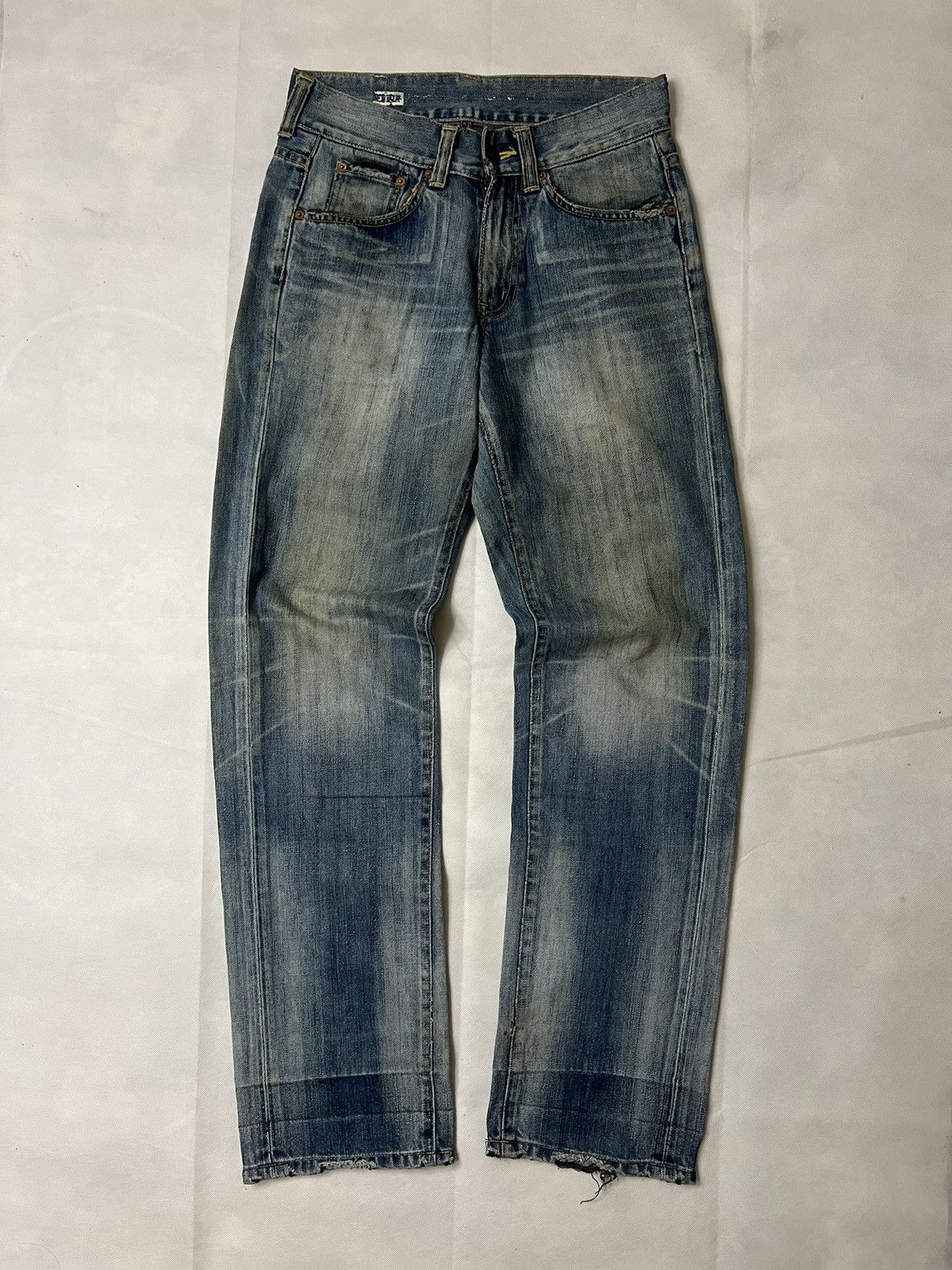 Edwin Vintage Edwin 503 Regular Distressed Denim Size US 29 - 1 Thumbnail