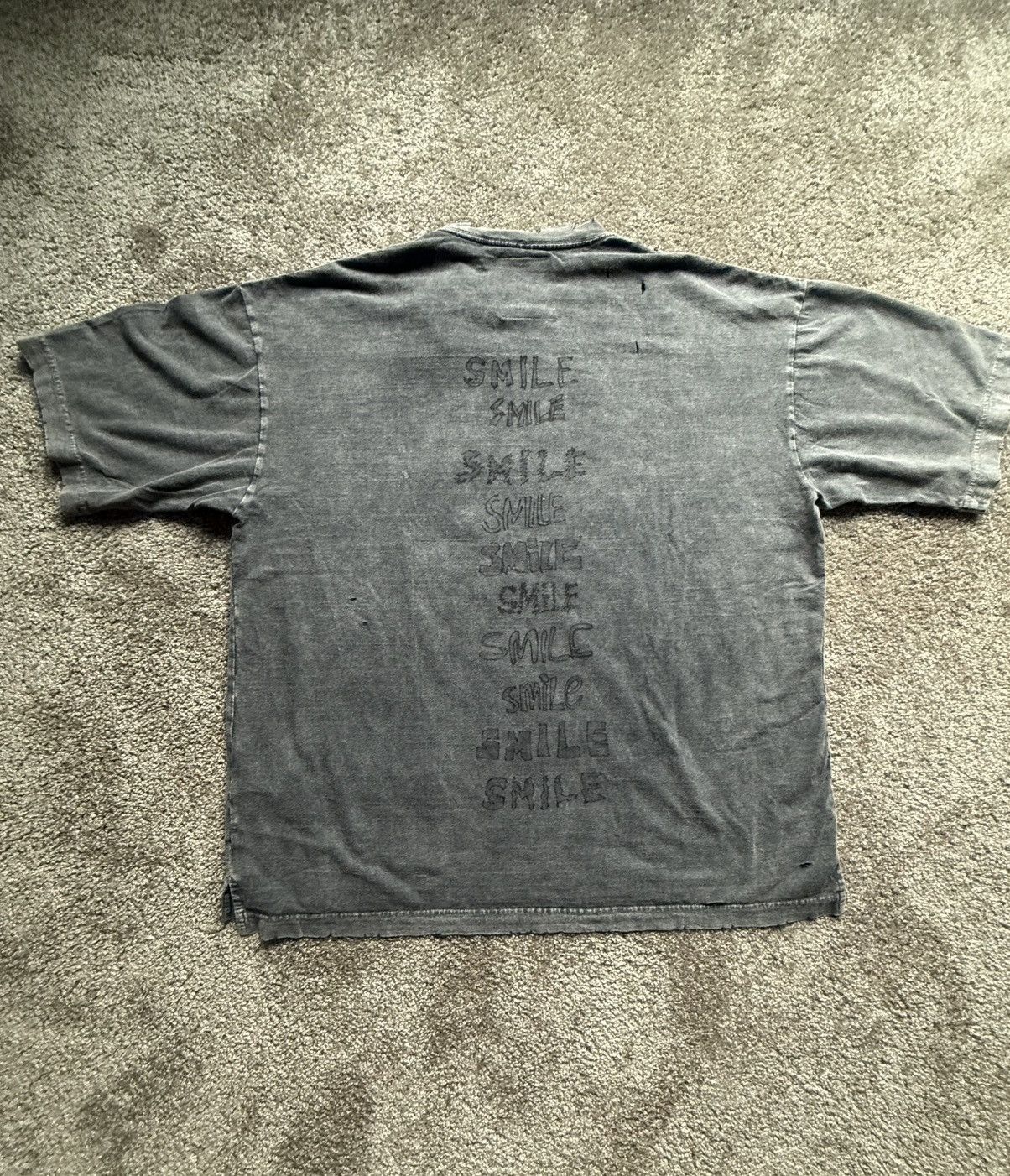 Maison MIHARA YASUHIRO Maison Mihara Yasuhiro bleached smiley graffiti t shirt MMY Size US S / EU 44-46 / 1 - 14 Thumbnail