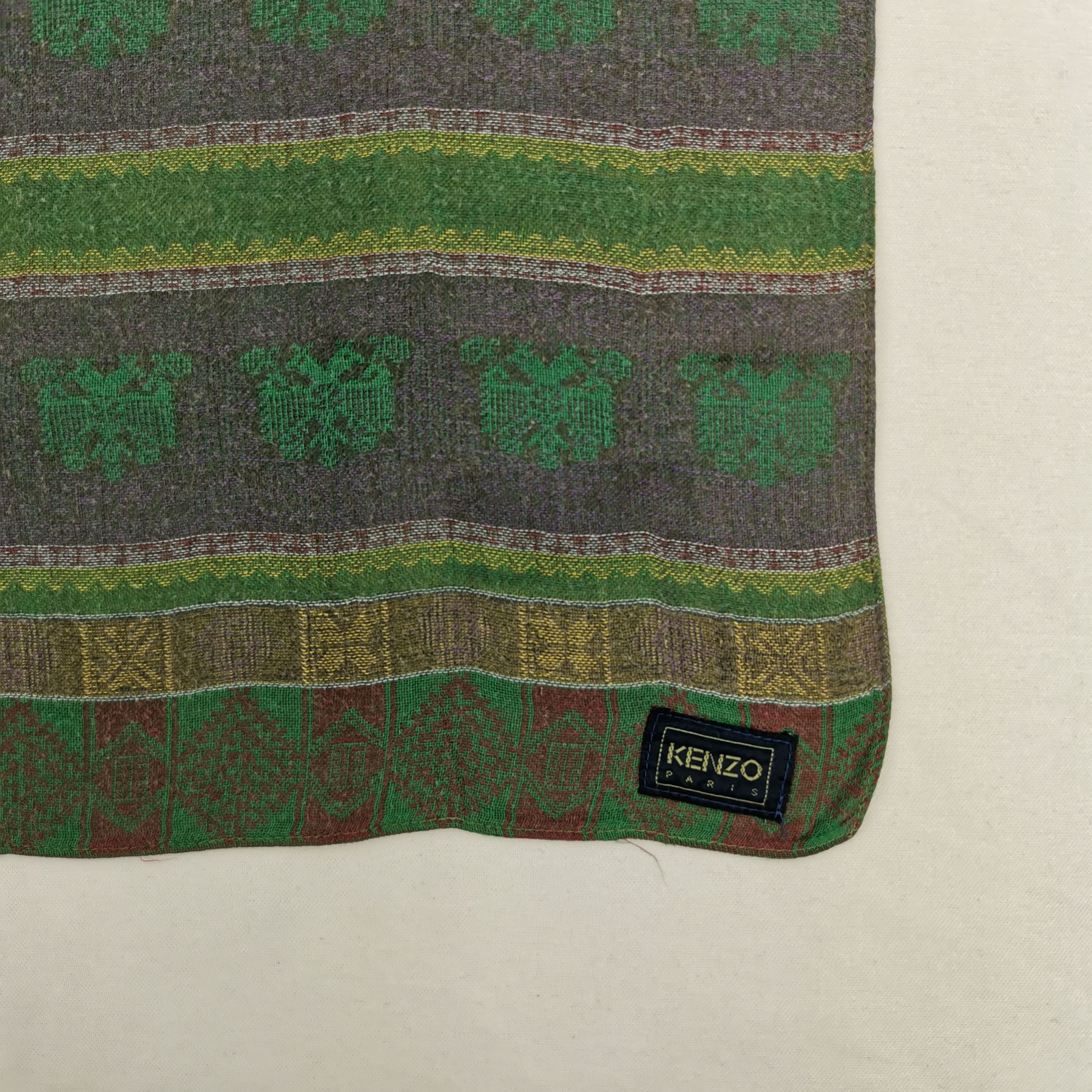 Kenzo NWT Vintage Kenzo Handkerchief Neckerchief Bandana Scarf Size ONE SIZE - 3 Thumbnail