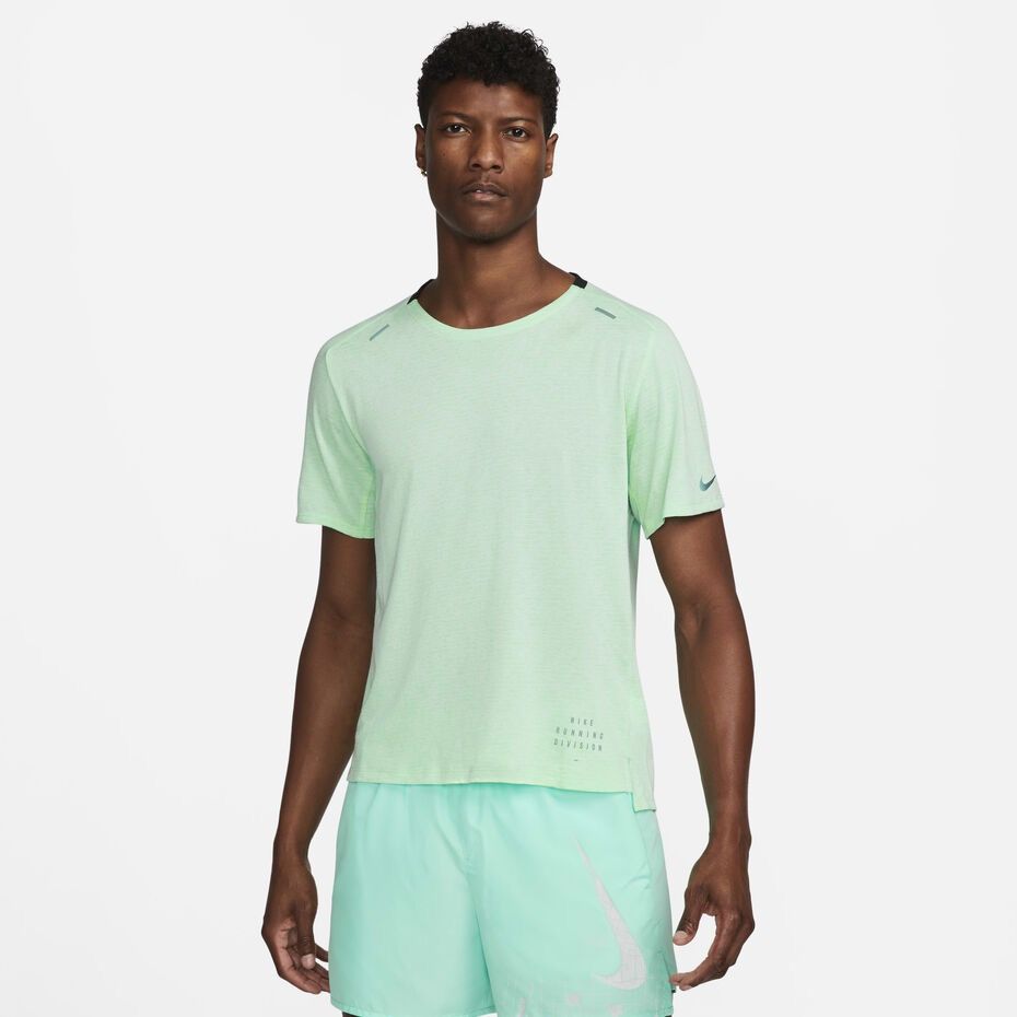 Nike Nike Running Shirt Dri-Fit Adv Slim Fit GREEN Size US M / EU 48-50 / 2 - 1 Thumbnail