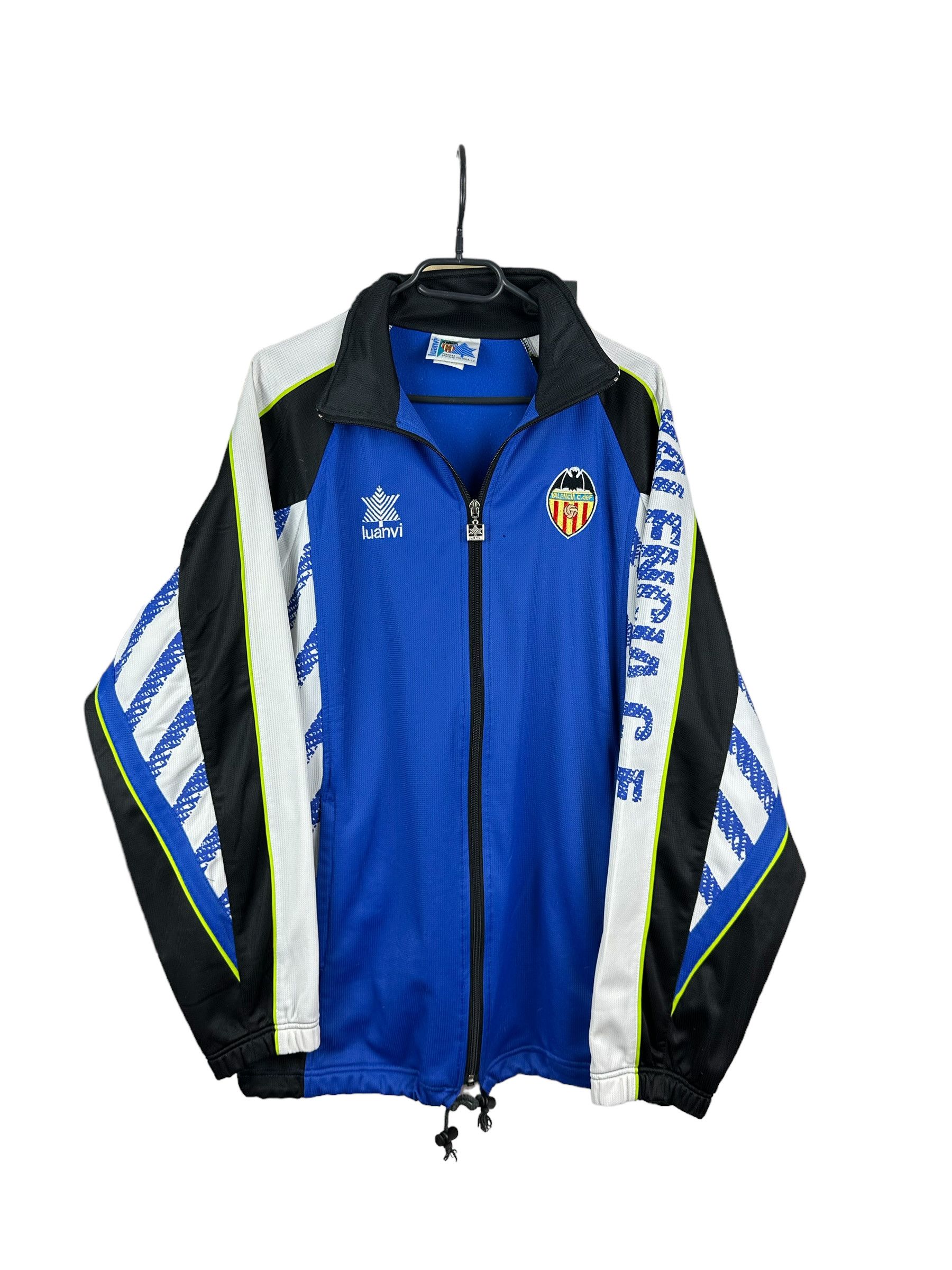 Vintage Vintage 90's Valencia football Jacket Track Top Soccer Rare Size US XL / EU 56 / 4 - 1 Thumbnail