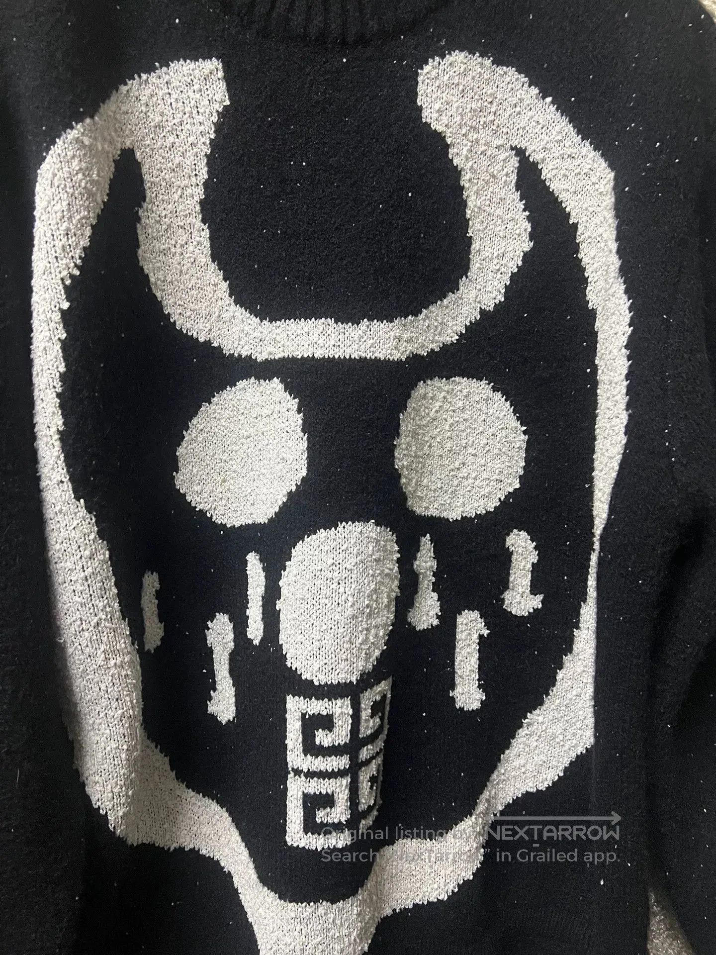 Givenchy Givenchy Men's Thick Wool Skull Sweater. Size US M / EU 48-50 / 2 - 3 Thumbnail