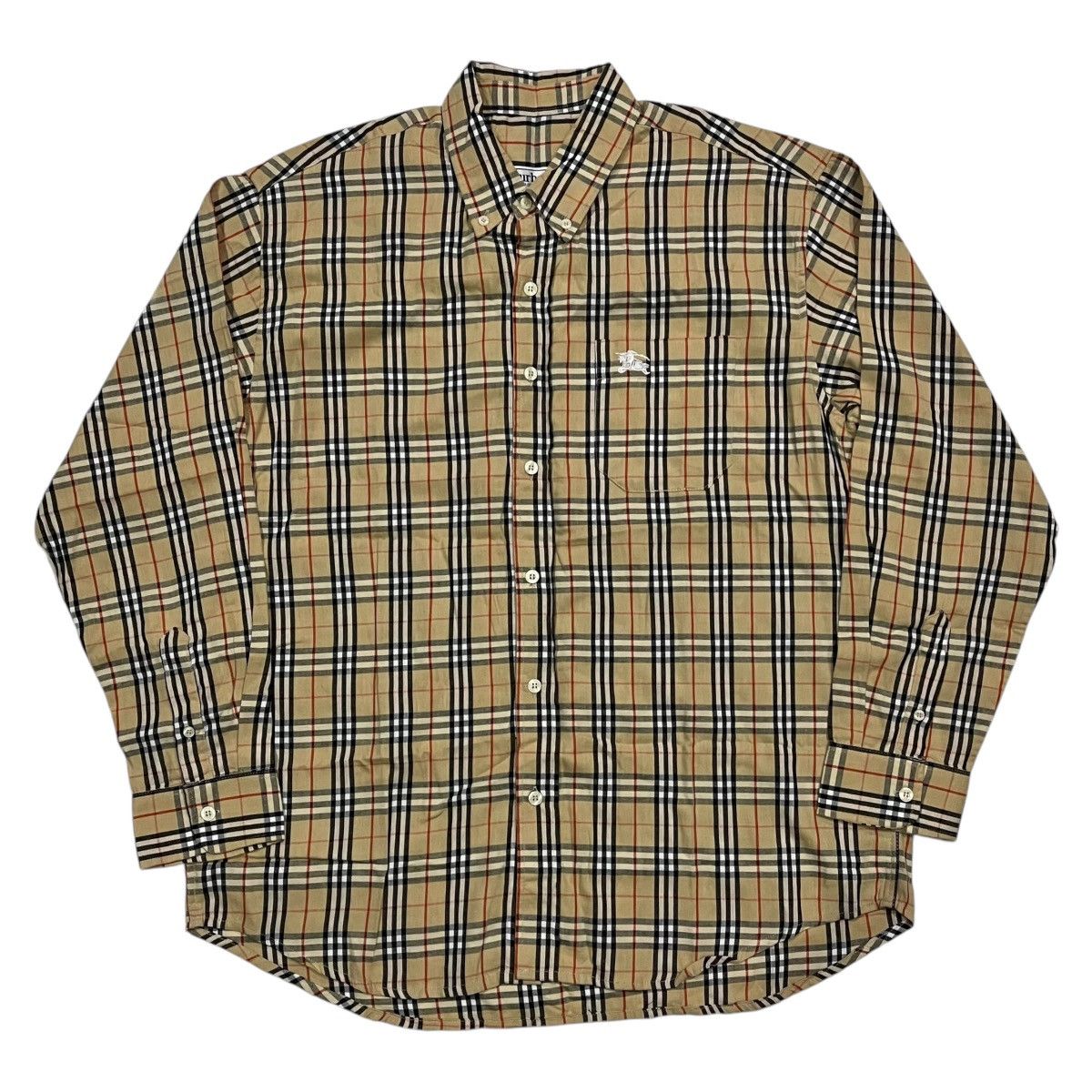 Burberry × Vintage Vintage Burberrys Novacheck Shirt Size US XL / EU 56 / 4 - 1 Thumbnail