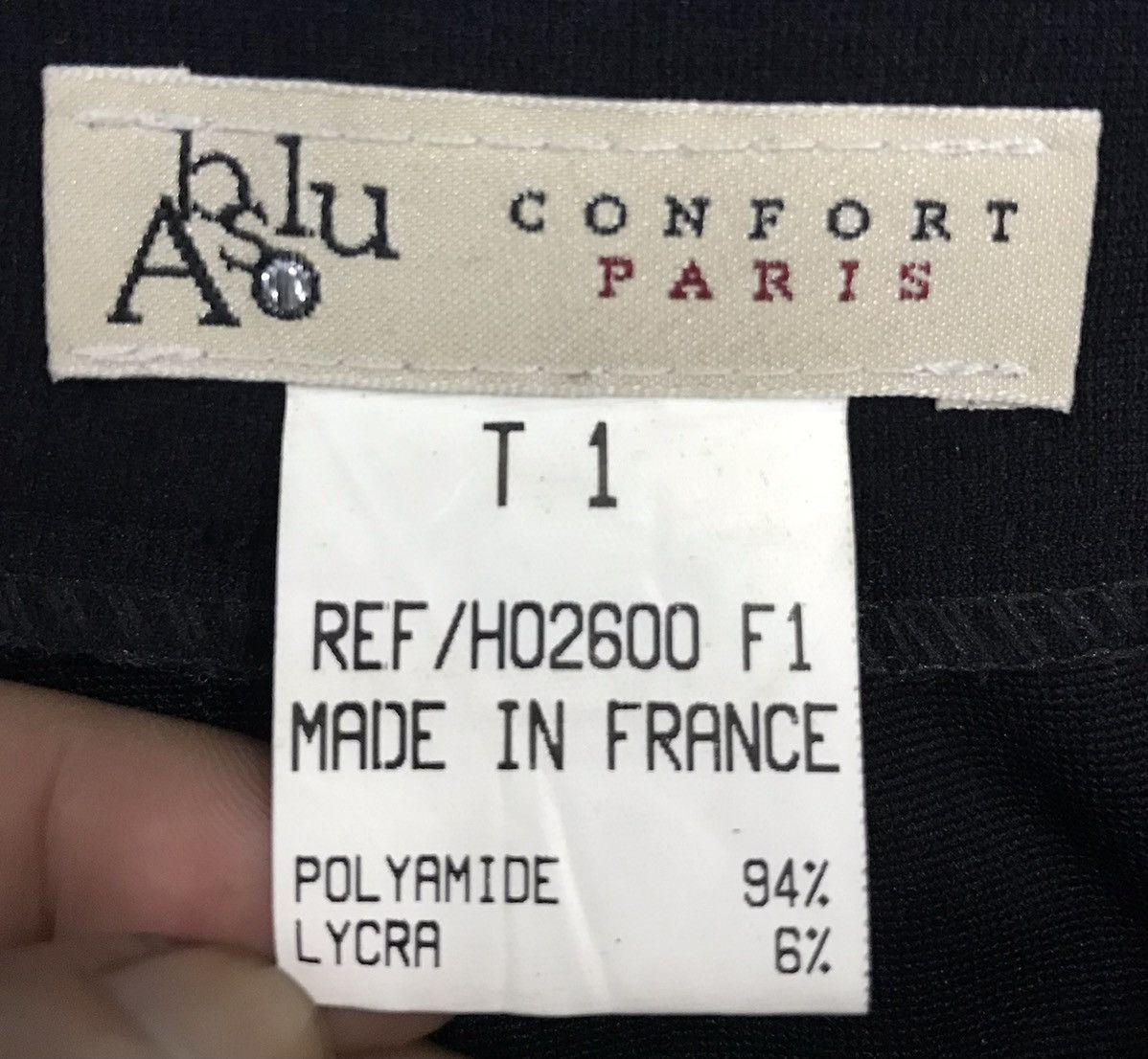 Leather × Vintage Vintage Aso Blu Confort Paris Leather/Agneau Pants Size US 26 / EU 42 - 10 Thumbnail