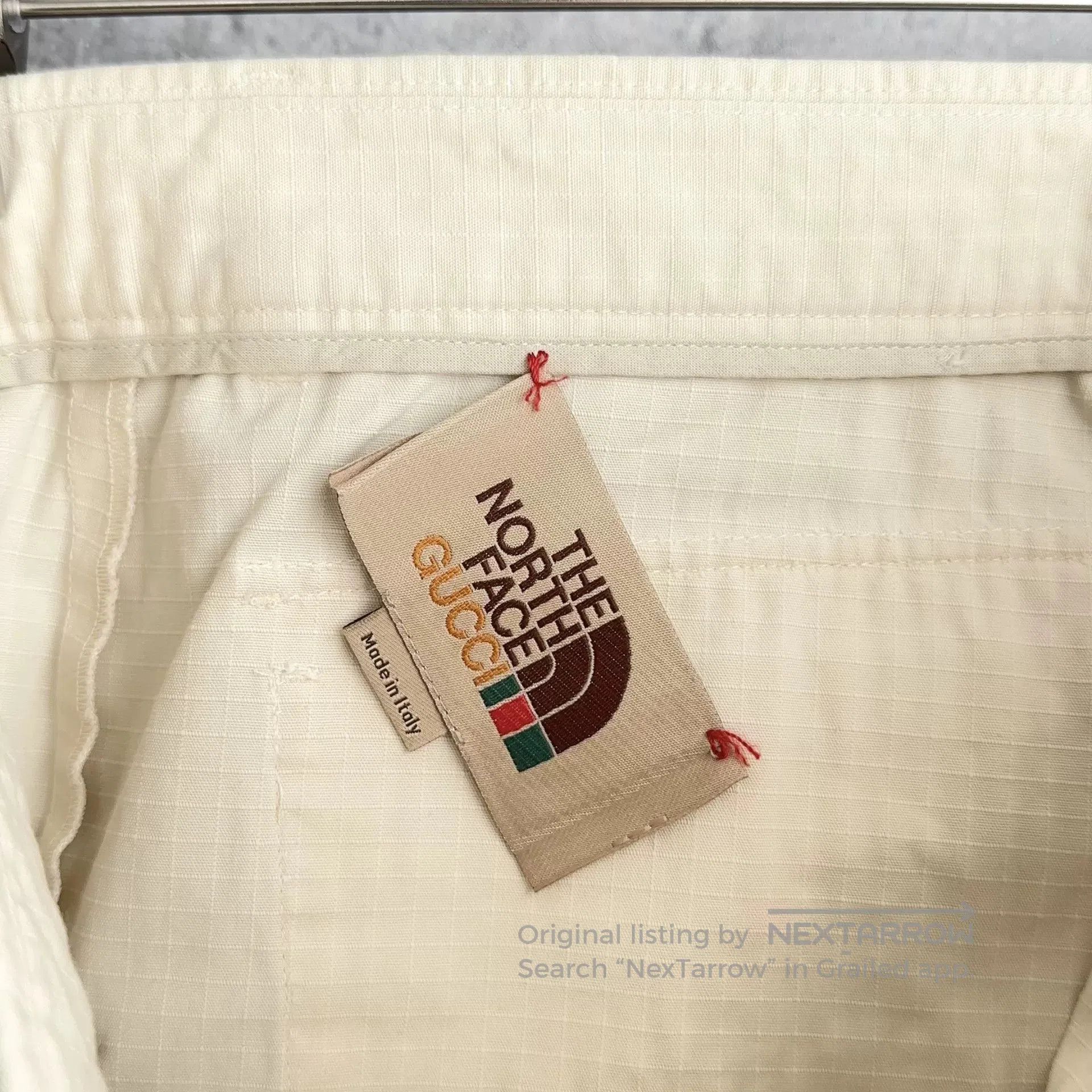 Gucci Gucci x The North Face Beige Cotton Shorts. Size US 32 / EU 48 - 3 Thumbnail
