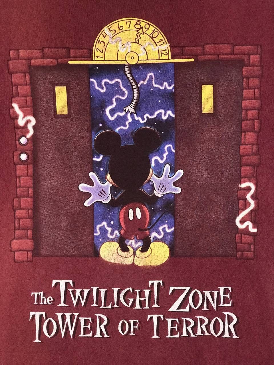 Disney Vintage rare The Twilight Zone Tower of Terror Size US L / EU 52-54 / 3 - 3 Thumbnail