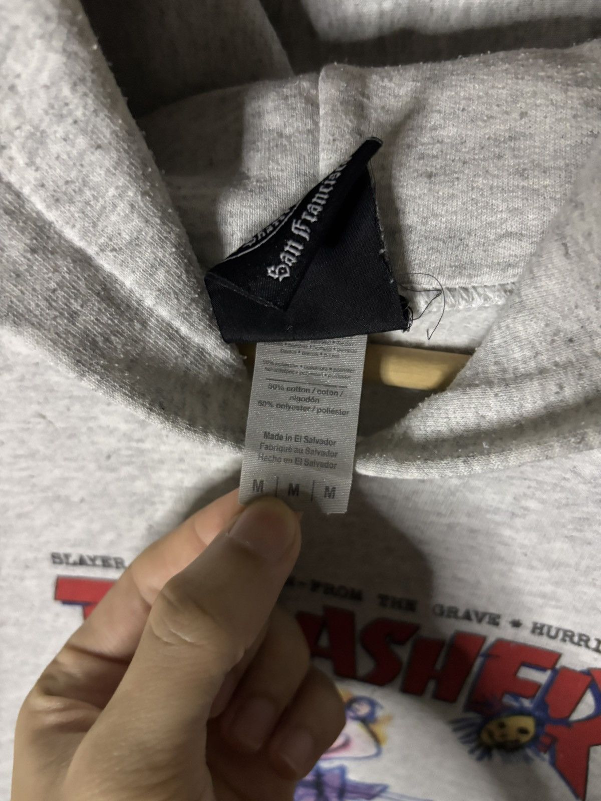 Vintage Kurt Cobain Thrasher kid Cover Hoodie Size US M / EU 48-50 / 2 - 5 Thumbnail
