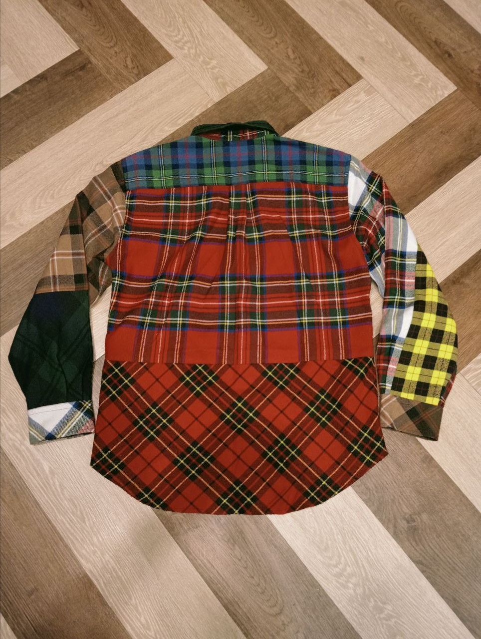 KEITAMARUYAMA JAPANESE KEITA MARUYAMA PATCHWORK SHIRT Size US M / EU 48-50 / 2 - 8 Thumbnail