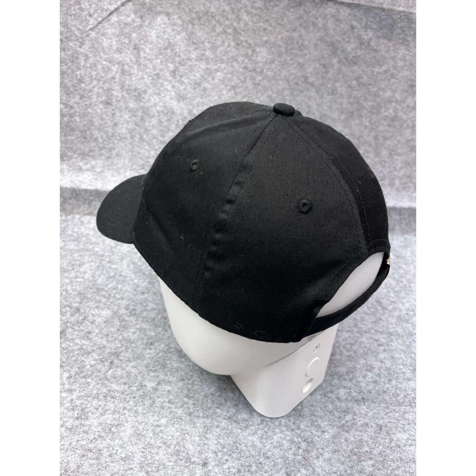 Vintage CAT Hat Cap Strap Back Adult One Size Black Caterpillar Machinery Cotton Poly Hat/Cap Casual Workwear Construction Logo White? Size ONE SIZE - 5 Thumbnail