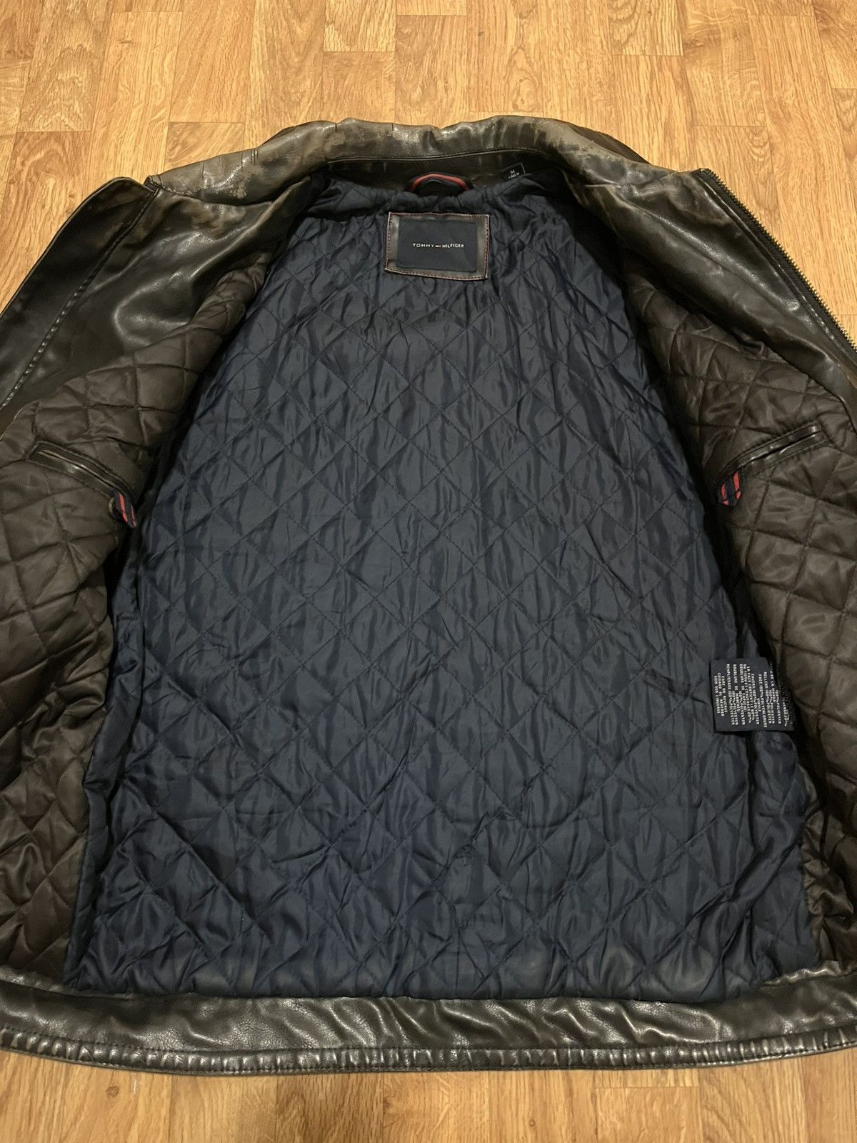 Tommy Hilfiger Vintage Hilfiger Leather Jacket Size US M / EU 48-50 / 2 - 3 Thumbnail