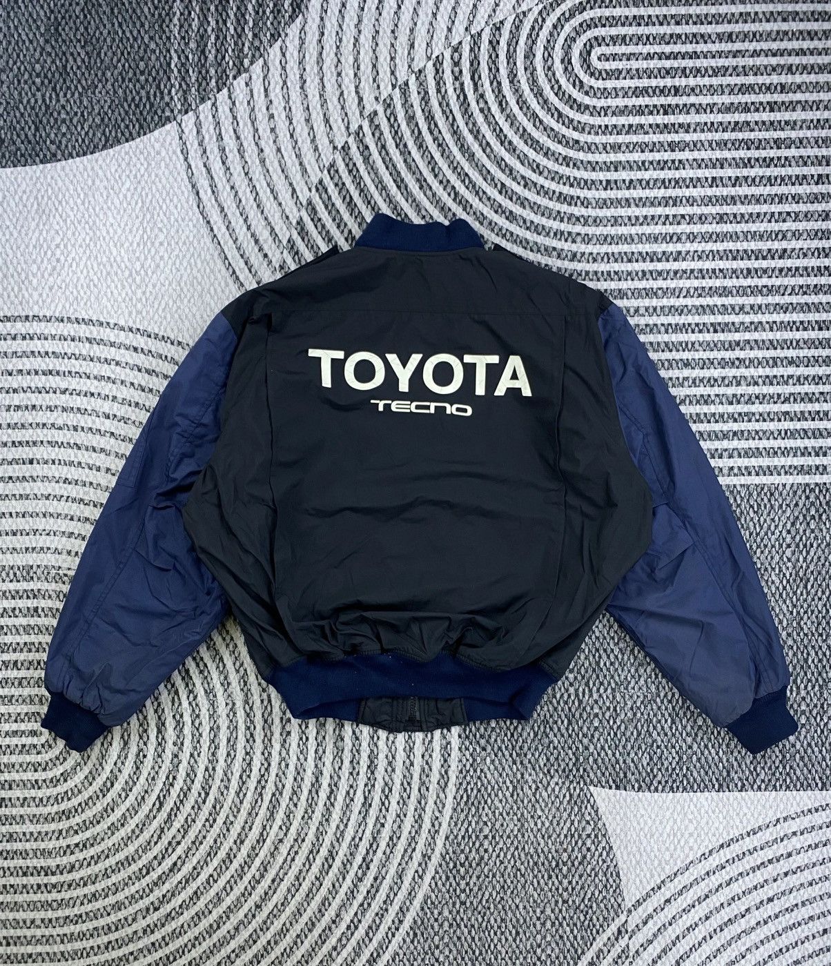 Japanese Brand Vintage Toyota Tecno Motorsport Racing Bomber Jacket Size US XL / EU 56 / 4 - 1 Thumbnail