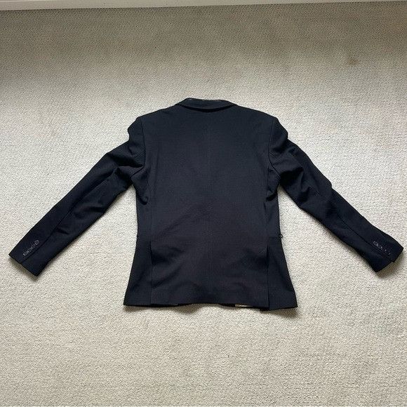 RNT23 Ron Tomson RNT23 Men’s Black Sport Coat Blazer Jacket Zipper Size 40R - 10 Thumbnail