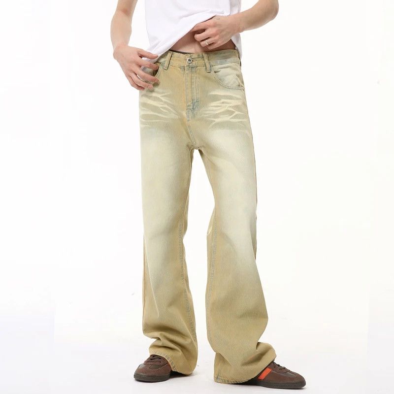 Japanese Brand × Vintage Worn Out Contrast Colour Jeans Size US 28 / EU 44 - 1 Thumbnail