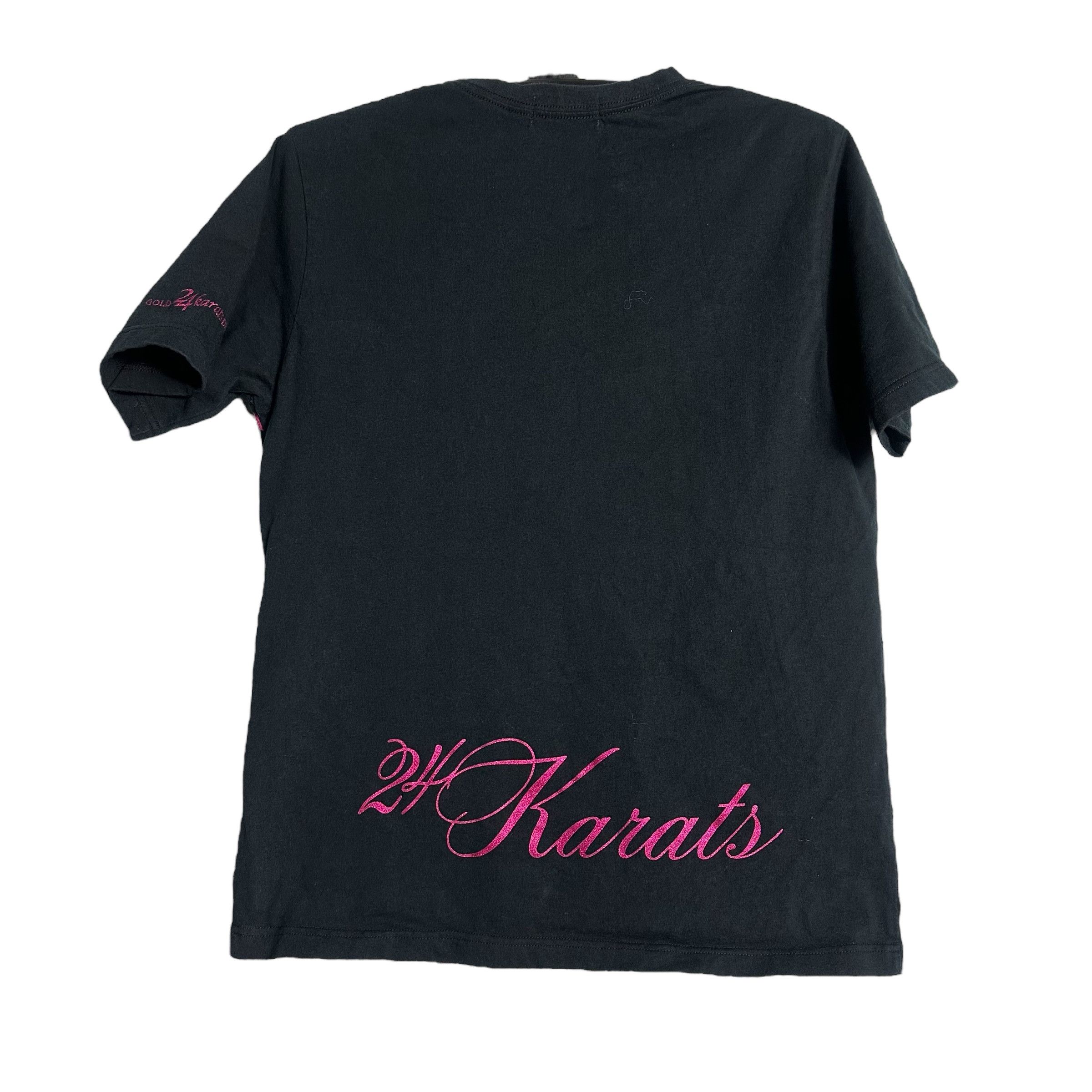 Japanese Brand 🔥RARE🔥Vintage Gold 24 Karats Diggers Spell Out T-shirt Size US L / EU 52-54 / 3 - 4 Thumbnail