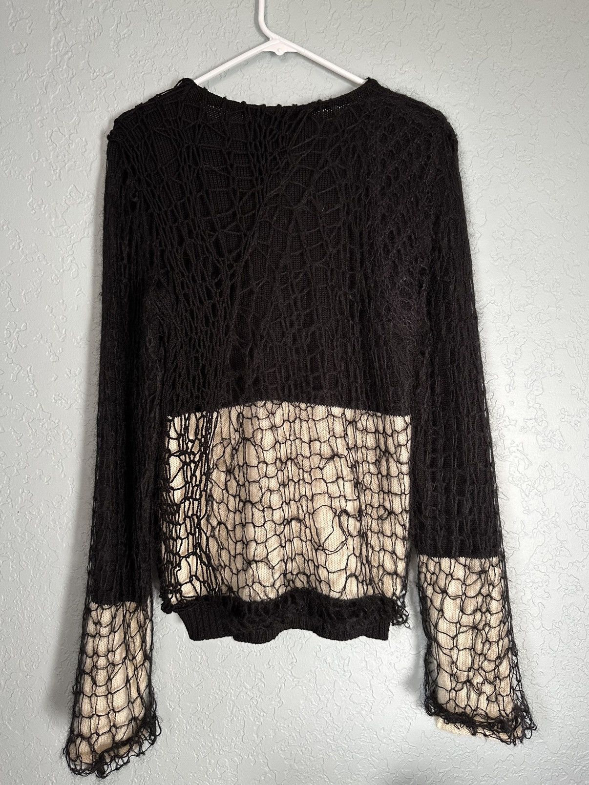 Balenciaga FW07 Runway Layered Mohair Web Knit Size US M / EU 48-50 / 2 - 4 Thumbnail