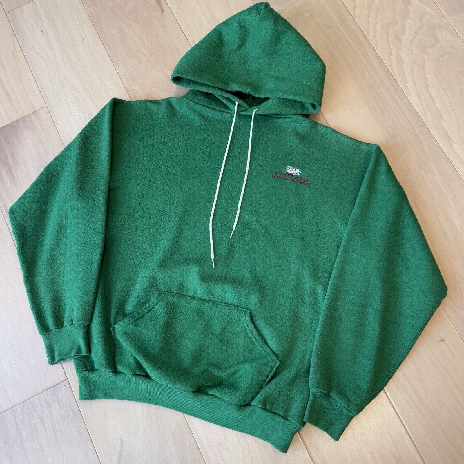 Russell Athletic × Vintage Vintage Russell Athletic Hoodie XL Green 70s Made in USA Size US XL / EU 56 / 4 - 9 Thumbnail