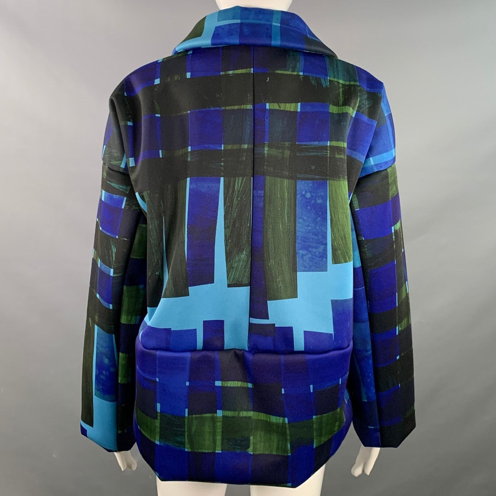 Other Multi Color Polyester Woven Padded Oversized Zip Up Jacket Size S / US 4 / IT 40 - 3 Thumbnail